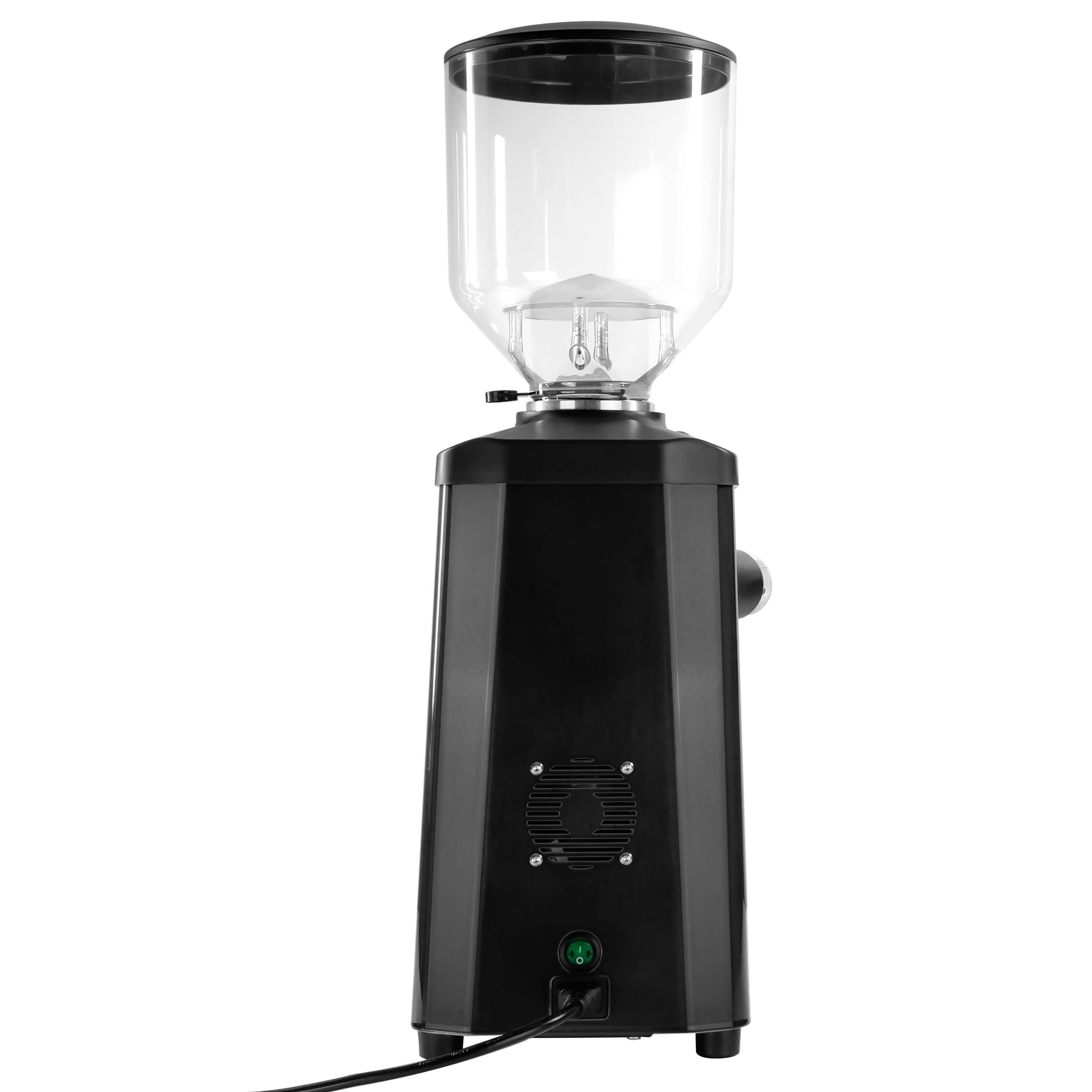 Râșniță de cafea profesională - recipient 1,2 kg - cu sistem de răcire - Ø 83 mm cuțite plate - detectare automată a suportului cu sită - carcasă din aluminiu - negru — 6