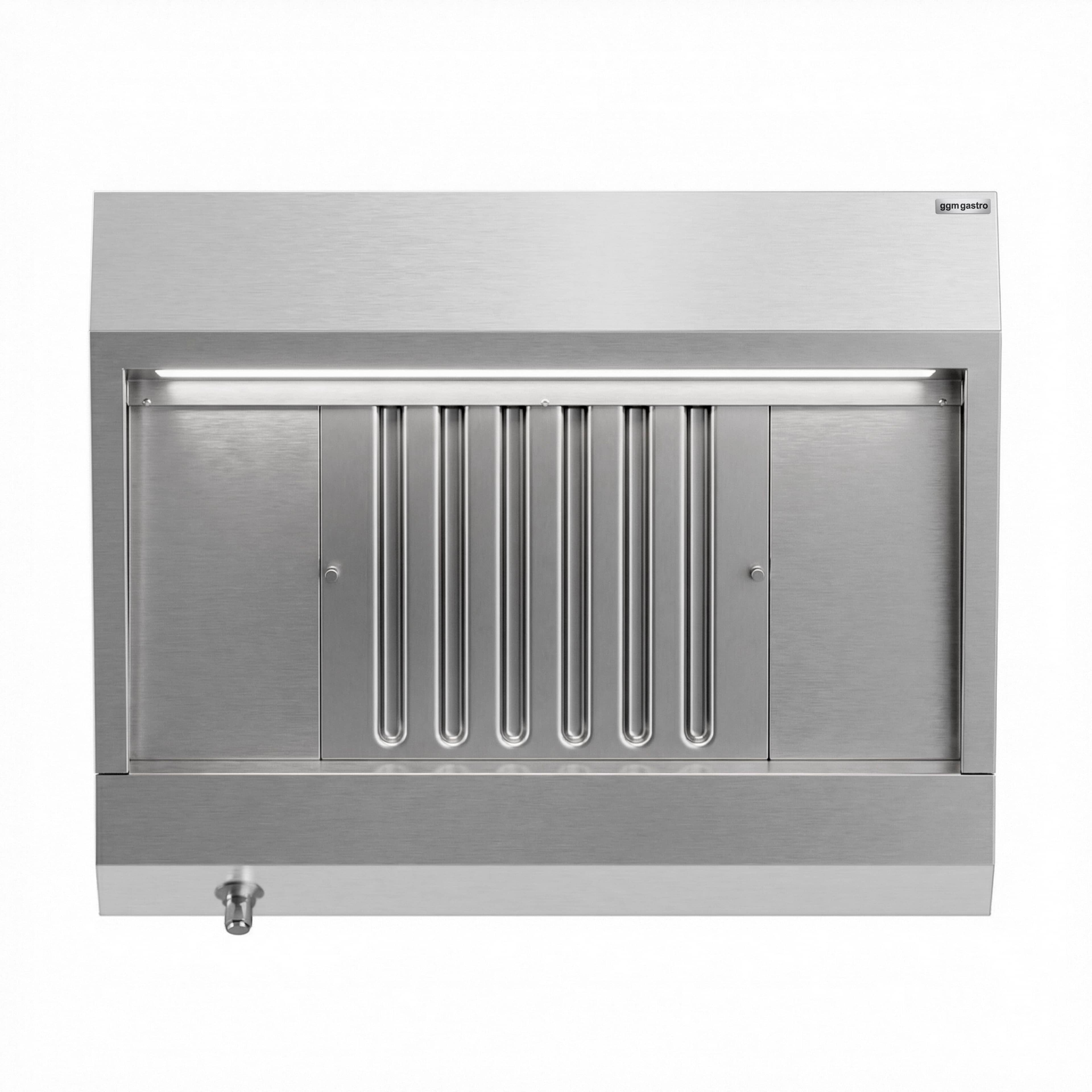 Hotă de perete fără motor - Lungime 800 mm - adâncime 700 mm - filtre labirint și iluminare LED — 4