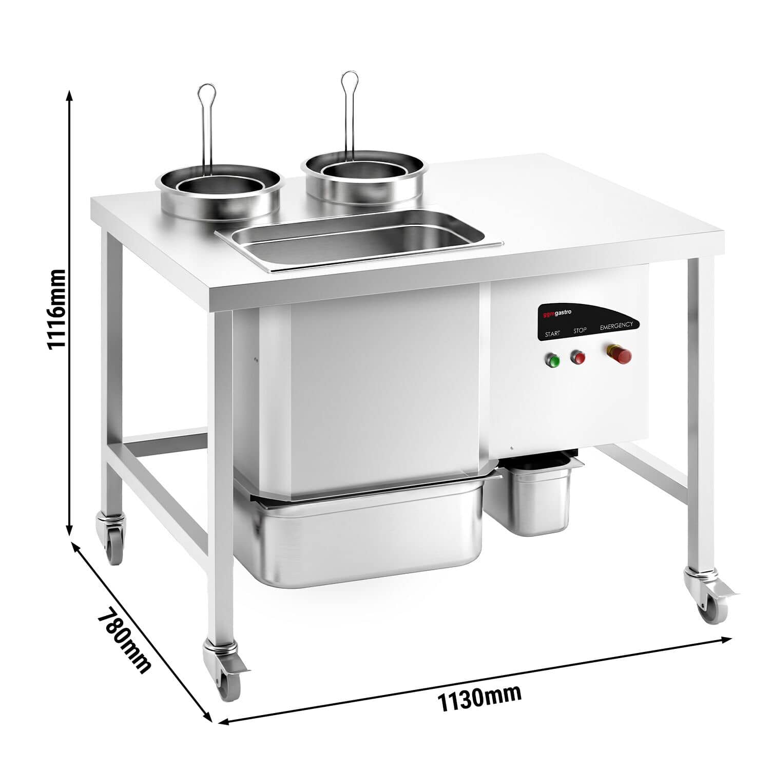 Stație de panare pentru pui – 1130 mm – 5 kg/min — 3