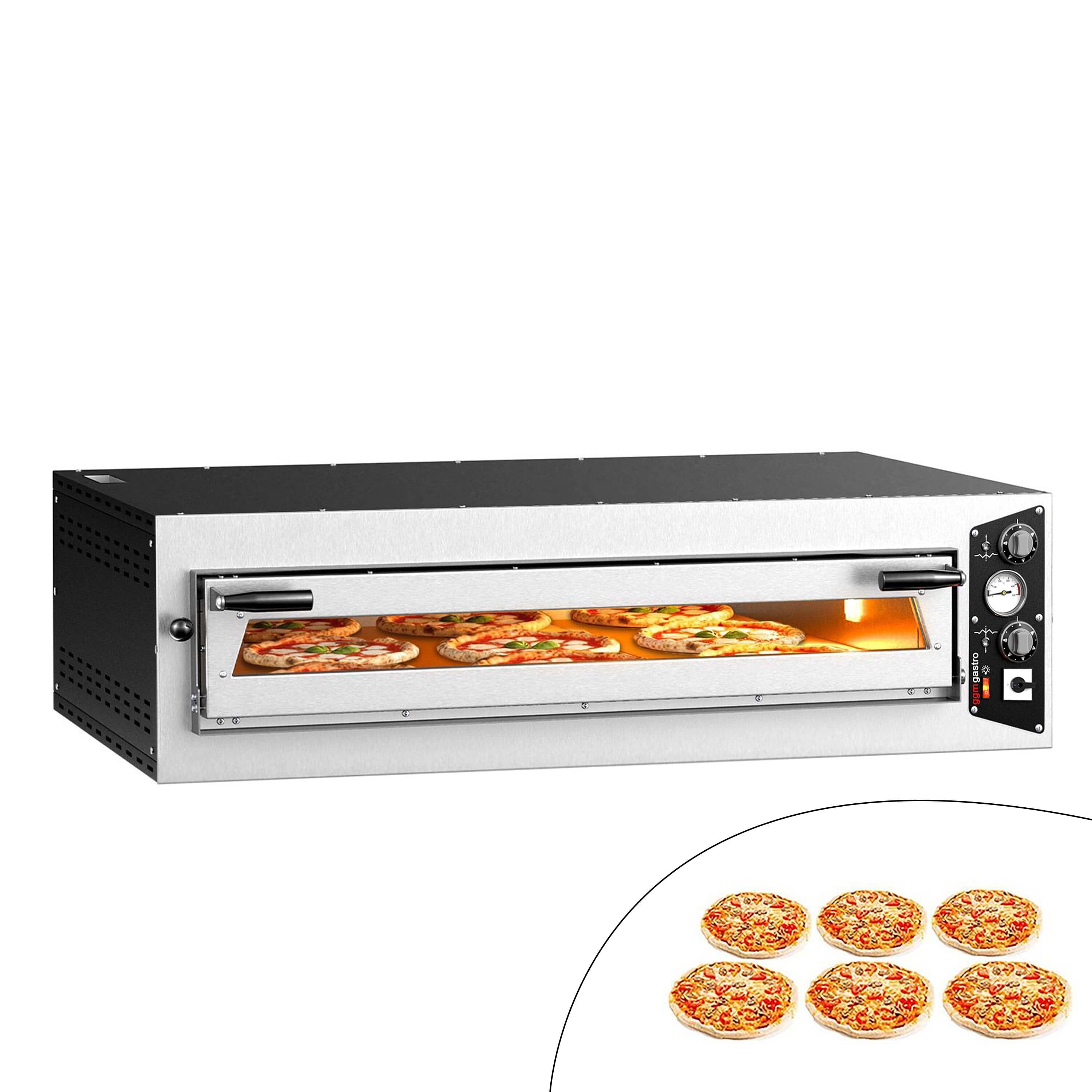 Cuptor electric pentru pizza – 6 x 35 cm (lat) – cu acționare manuală — 2