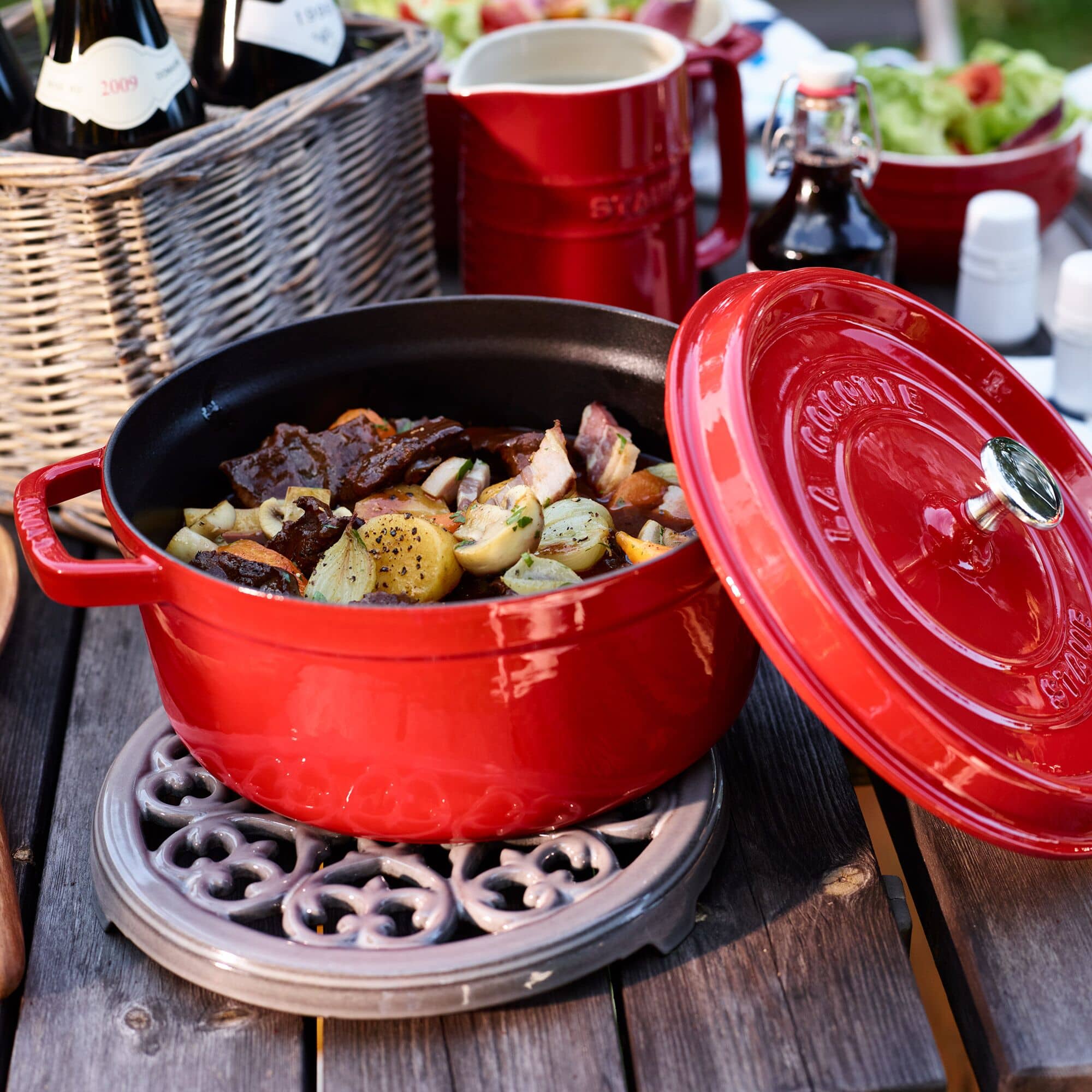 STAUB | LA COCOTTE - Cocotte - Ø 260mm - fontă - roșu cireș — 10