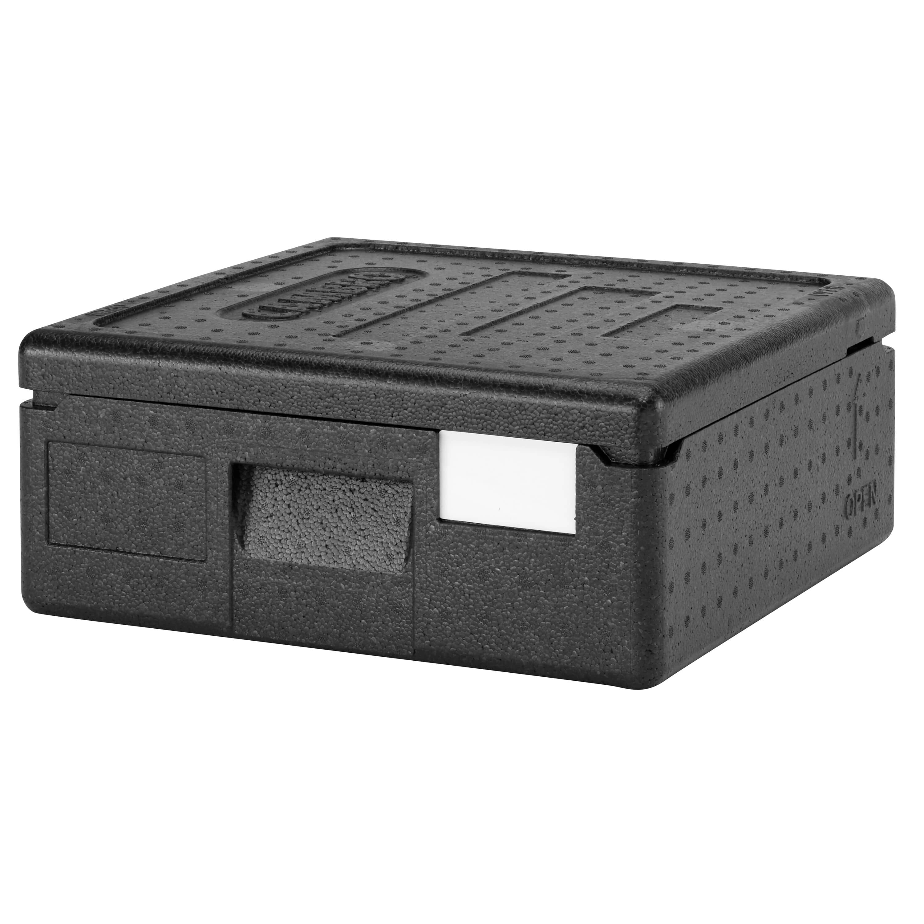 CAMBRO | CAM GOBOX® - Toploader Pizza Box - cu cureaua de transport - pentru 2 pizza - negru — 2