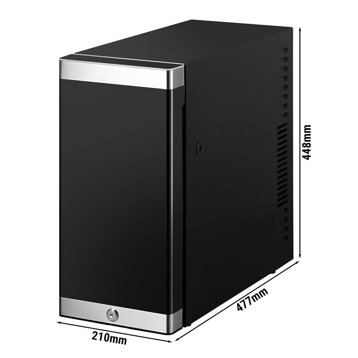 Frigider pentru lapte destinat aparatelor de cafea – 1 ușă – afișaj digital al temperaturii — 3