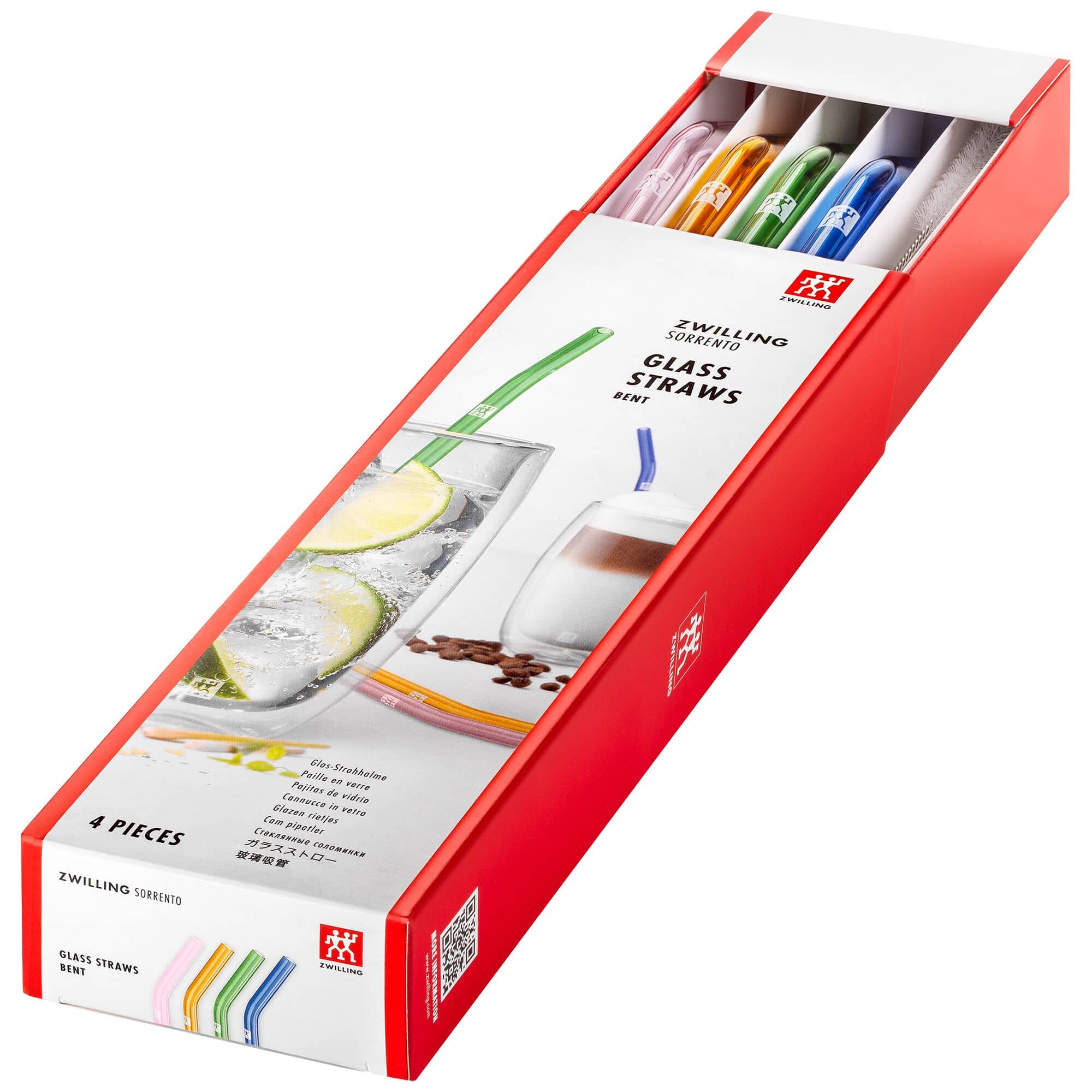 ZWILLING | SORRENTO - Paie din sticlă - curbate - colorate — 6