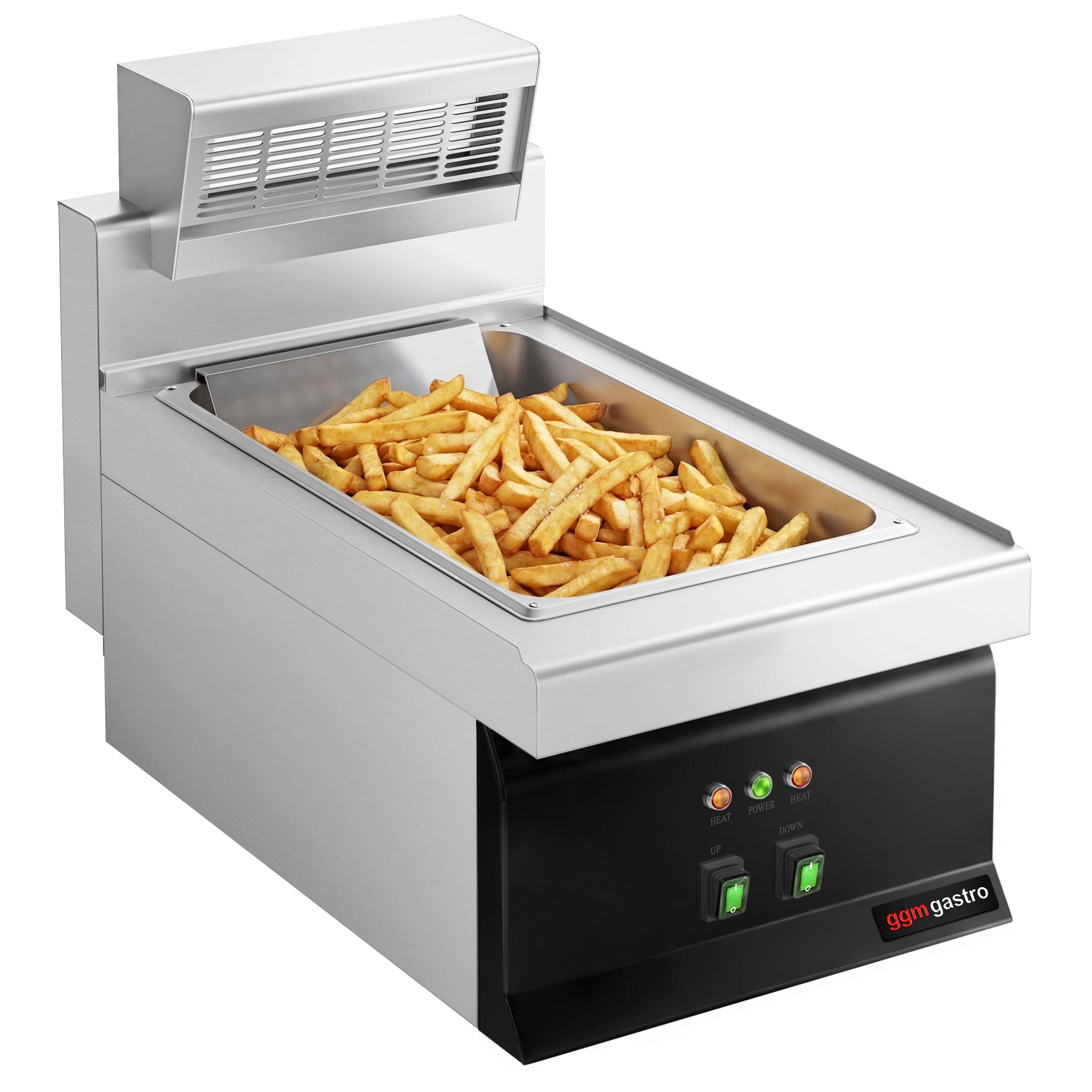 Aparat de menținut cartofii la cald / încălzitor de cartofi prăjiți - 1,17 kW - 1x GN 1/1 - de banc — 4