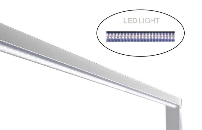 Iluminare pentru paravan de protecție din sticlă - 2100 mm - pentru BA216, WA216, KA216, PA216 și EA216 — 2