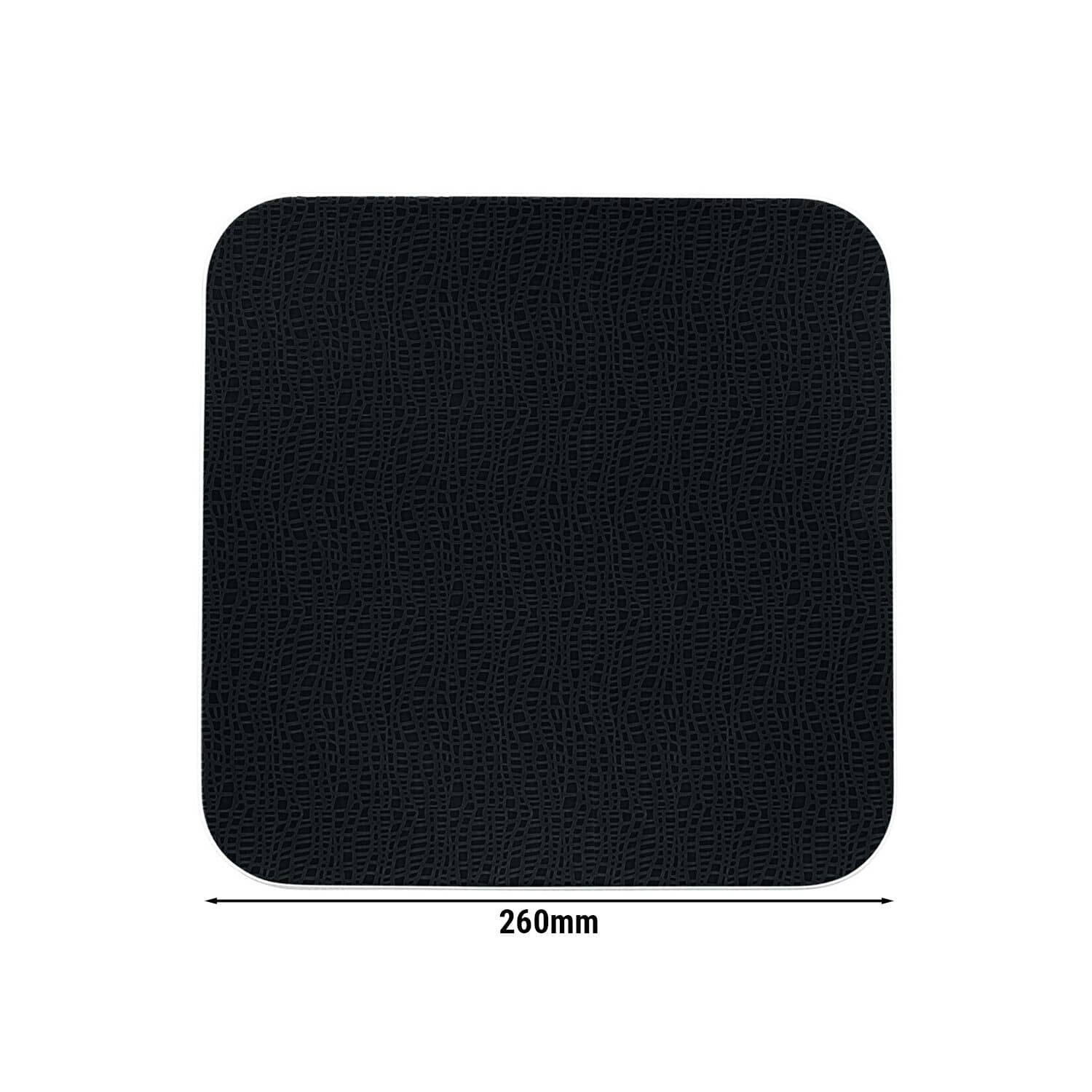 (6 bucăți) SELTMANN WEIDEN | Farfurie plată pătrată - 260x260mm - Negru — 3