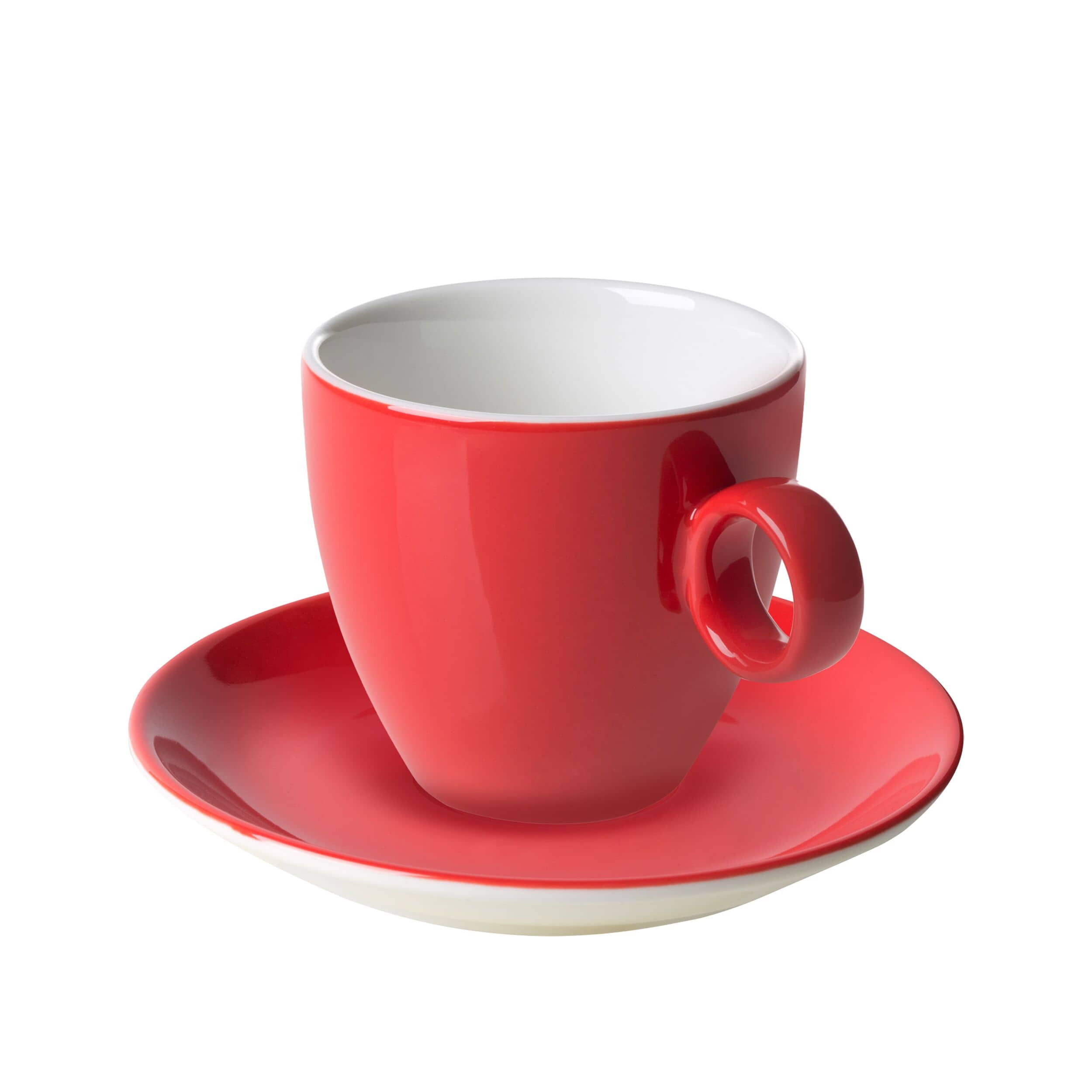 (6 buc) Bart Colour Cafe - Ceașcă cappuccino - 170 ml - Roșu - stivuibilă — 4