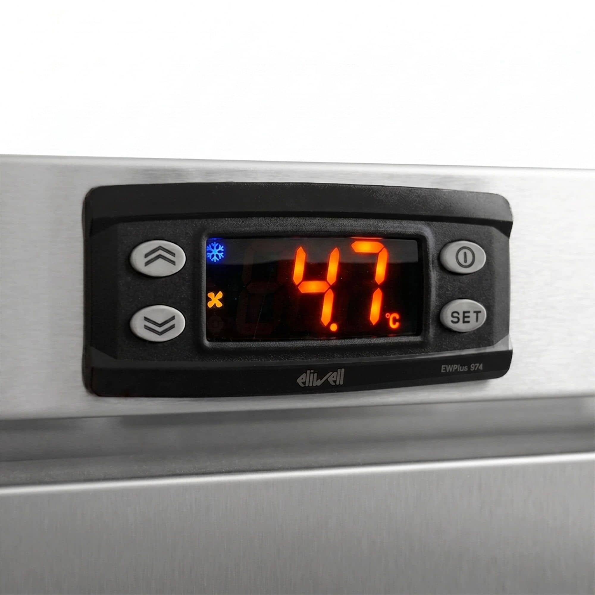 Frigider de depozitare din oțel inoxidabil ECO – 400 de litri – cu o ușă — 9