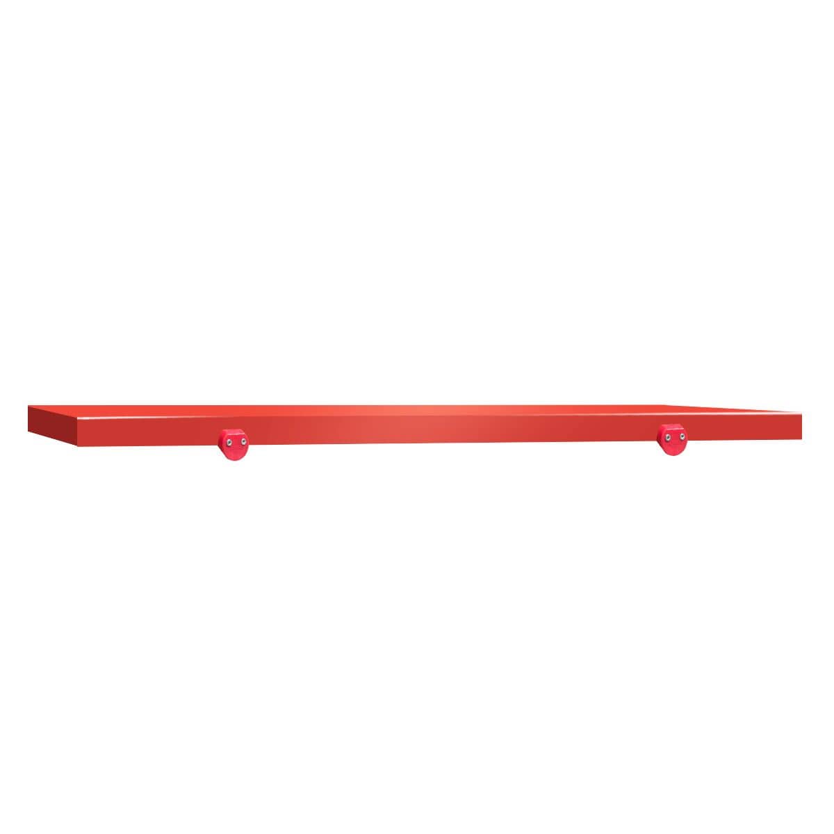Placă de tăiere pentru masa de lucru – 2000 x 600 mm – Conformă cu HACCP – Roșie — 2