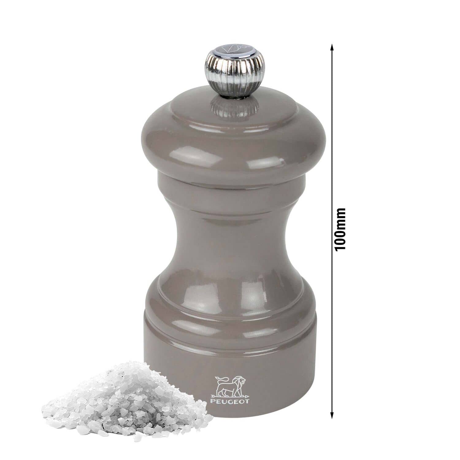 (6 bucăți) PEUGEOT | BISTRORAMA - Râșniță de sare - Lemn - Gri rouă - Înălțime: 100 mm — 3