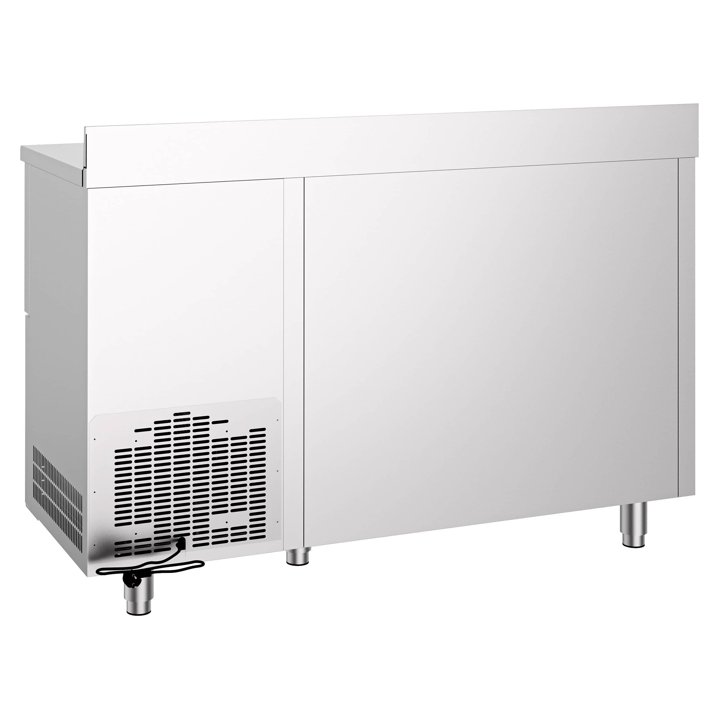Răcitor Backbar PREMIUM - 1580x600 mm - 365 L - 2 uși pline, bordură spate 40 mm & sertar pentru zaț de cafea (knock box) — 9