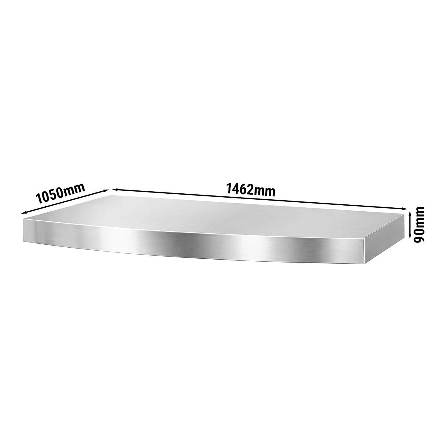 Cuptor pizza electric (vatră din șamotă) - 1462x1010x491 mm - 6 x Ø 34 cm - până la 450 °C - Control digital - incl. Hotă oțel inoxidabil — 3