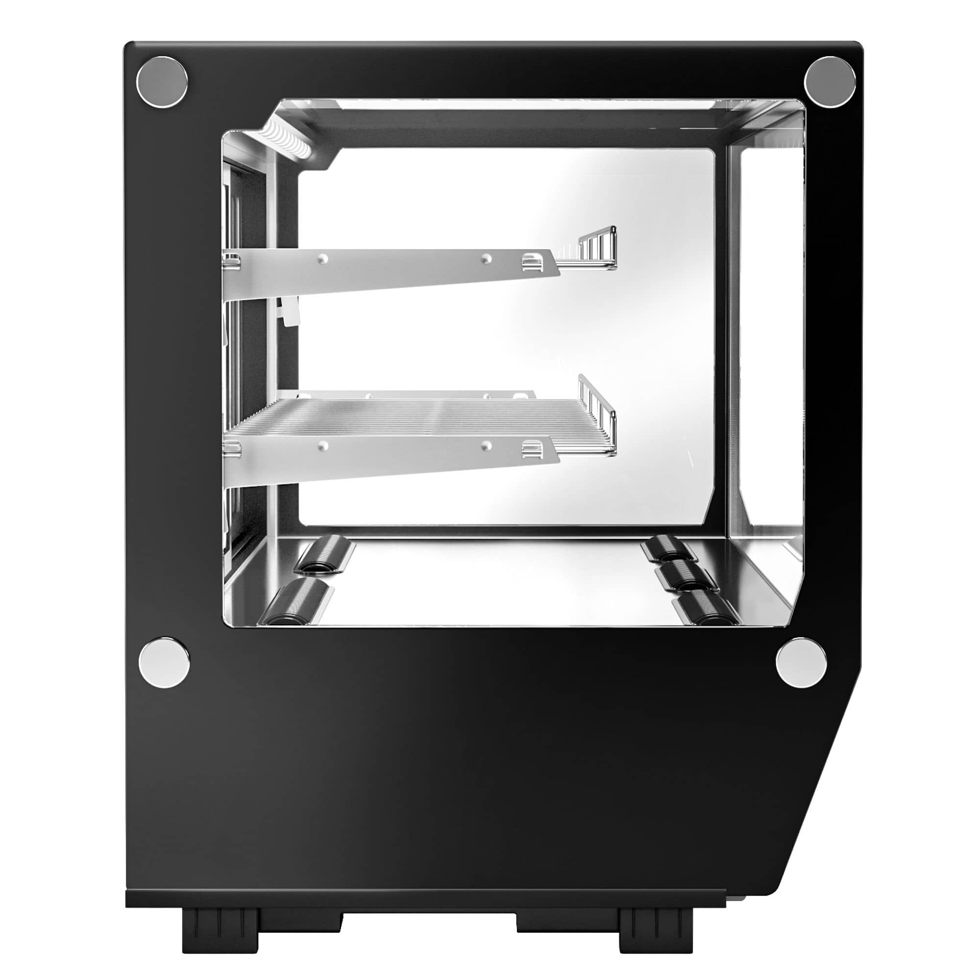 Vitrină frigorifică de masă - 200 litri - 1219 mm - geam dublu - geam drept - cu 2 rafturi - iluminare LED — 8