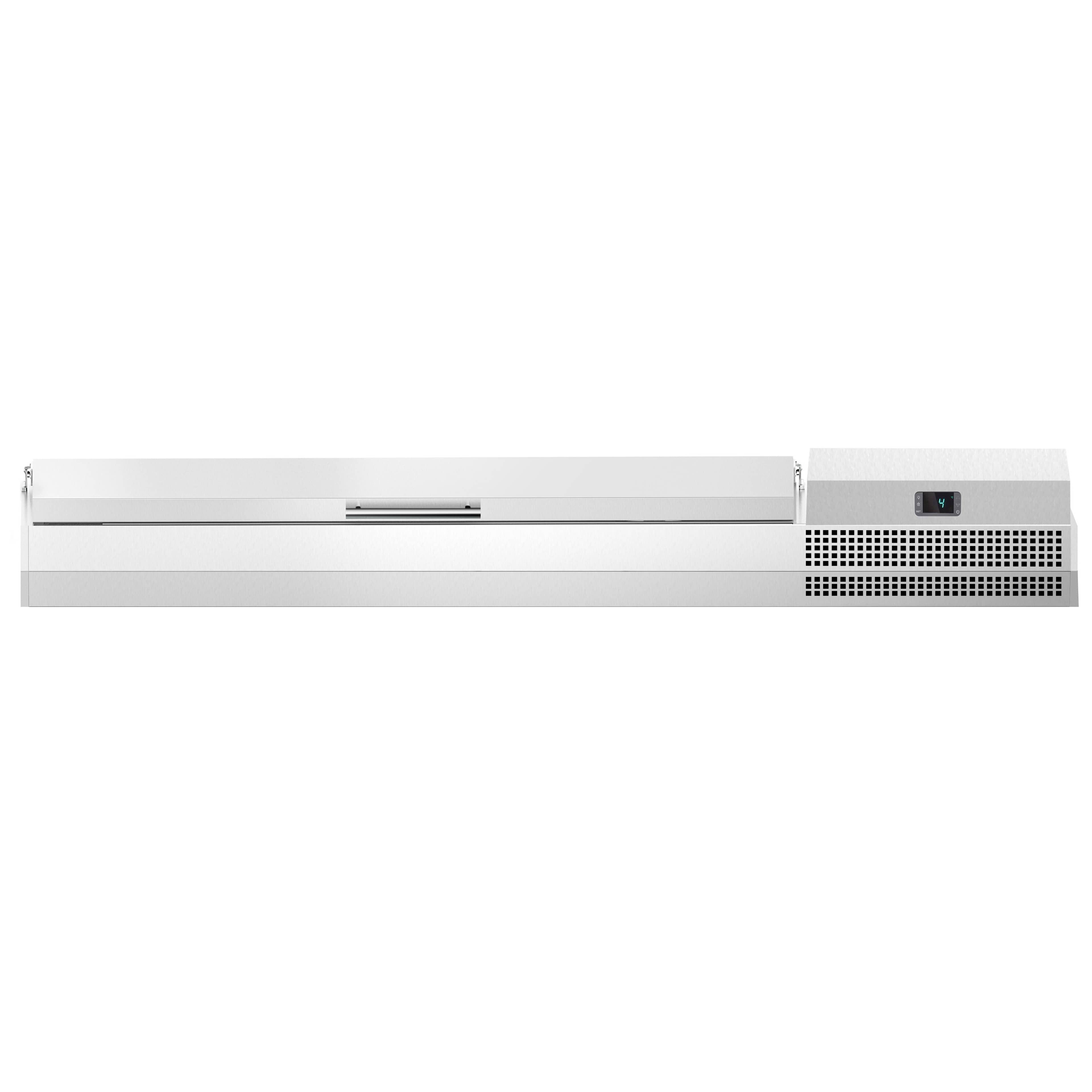Vitrină frigorifică de ingrediente PREMIUM PLUS - 1328x413 mm - 4x GN 1/3 — 7
