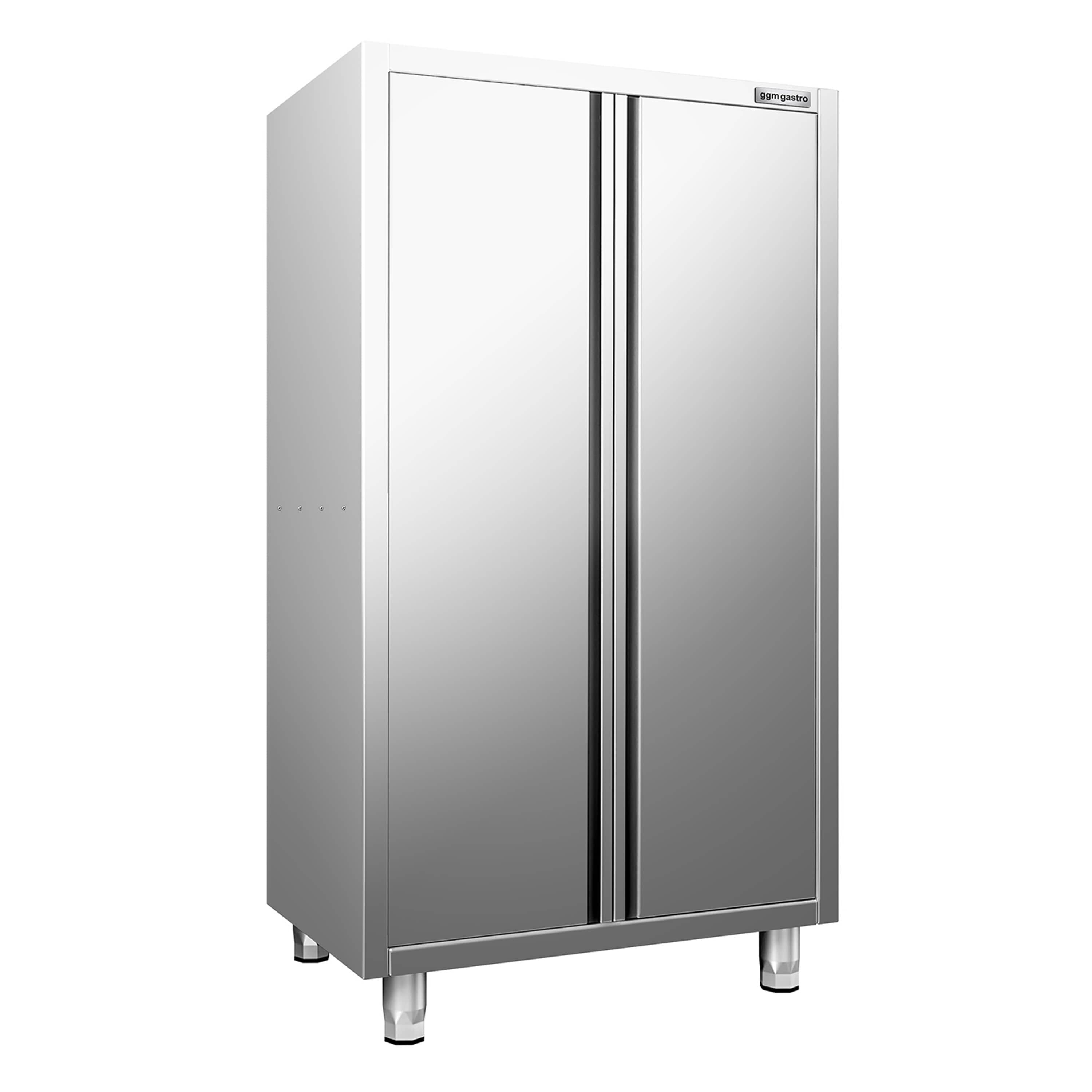 Dulap pentru veselă PREMIUM - 1000 x 700 mm - cu 2 uși batante - Înălțime: 1800 mm — 2