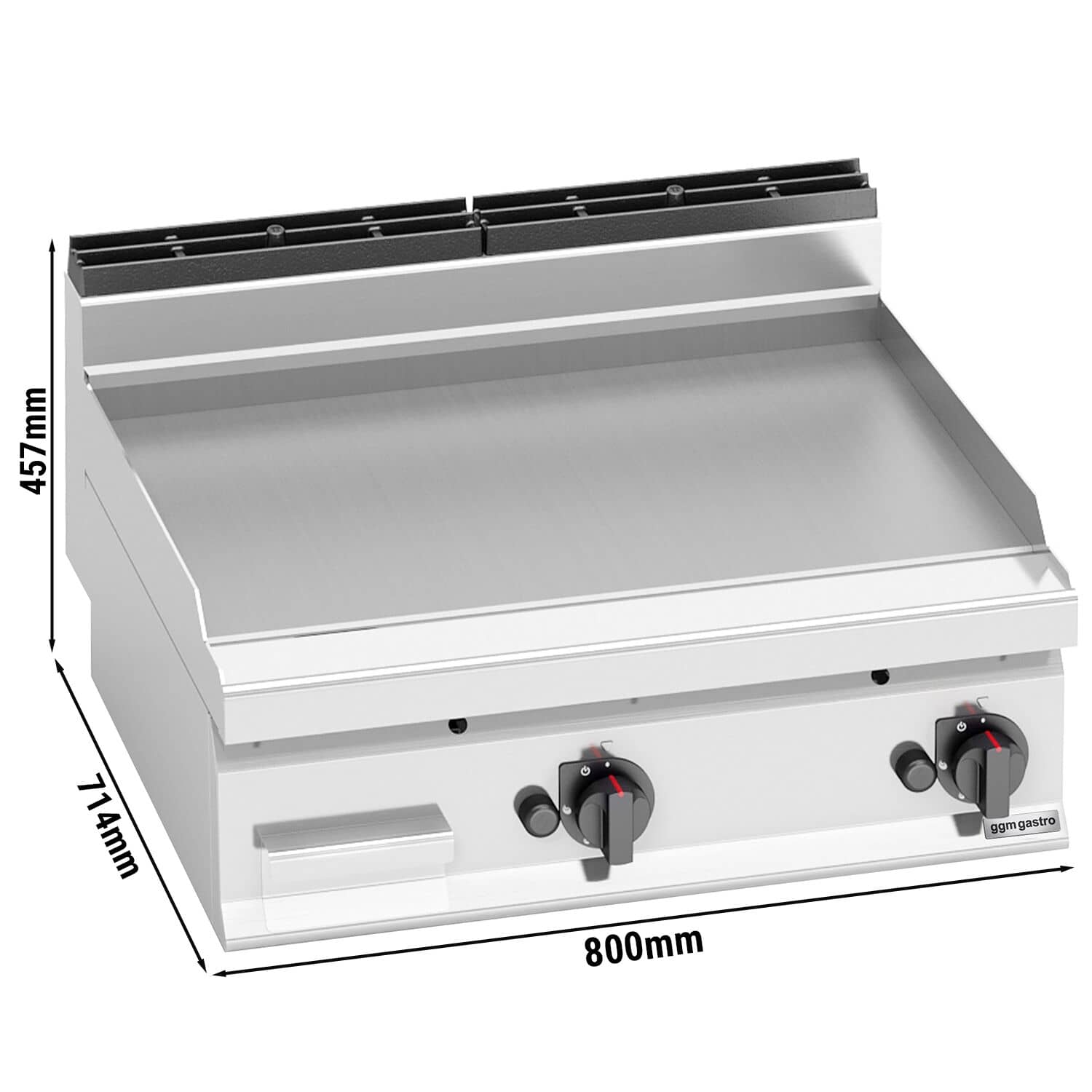 Plită de gătit pe gaz – 13,8 kW – Glatt — 3