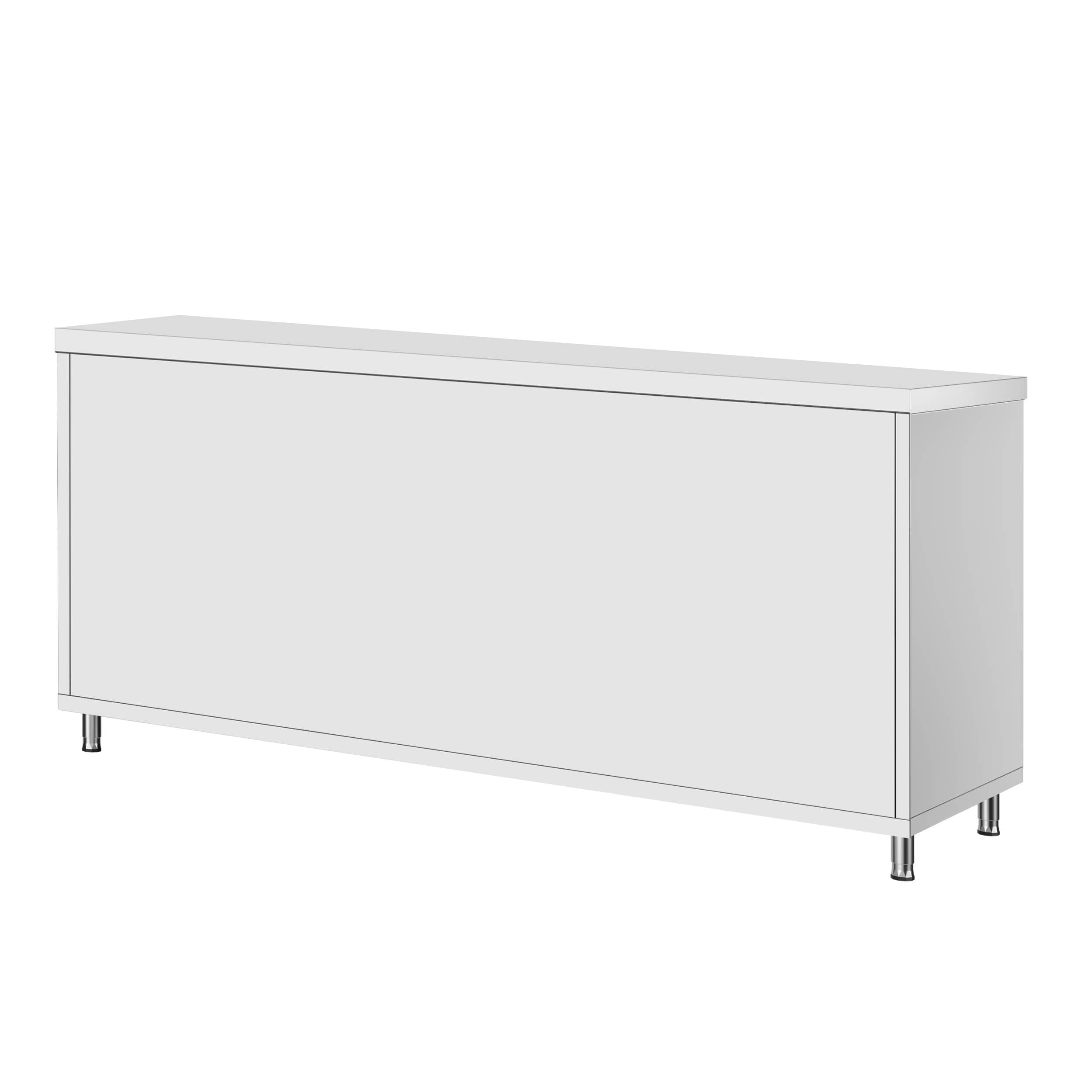 Dulap de lucru din oțel inoxidabil ECO - 1800x600 mm - uși glisante — 6