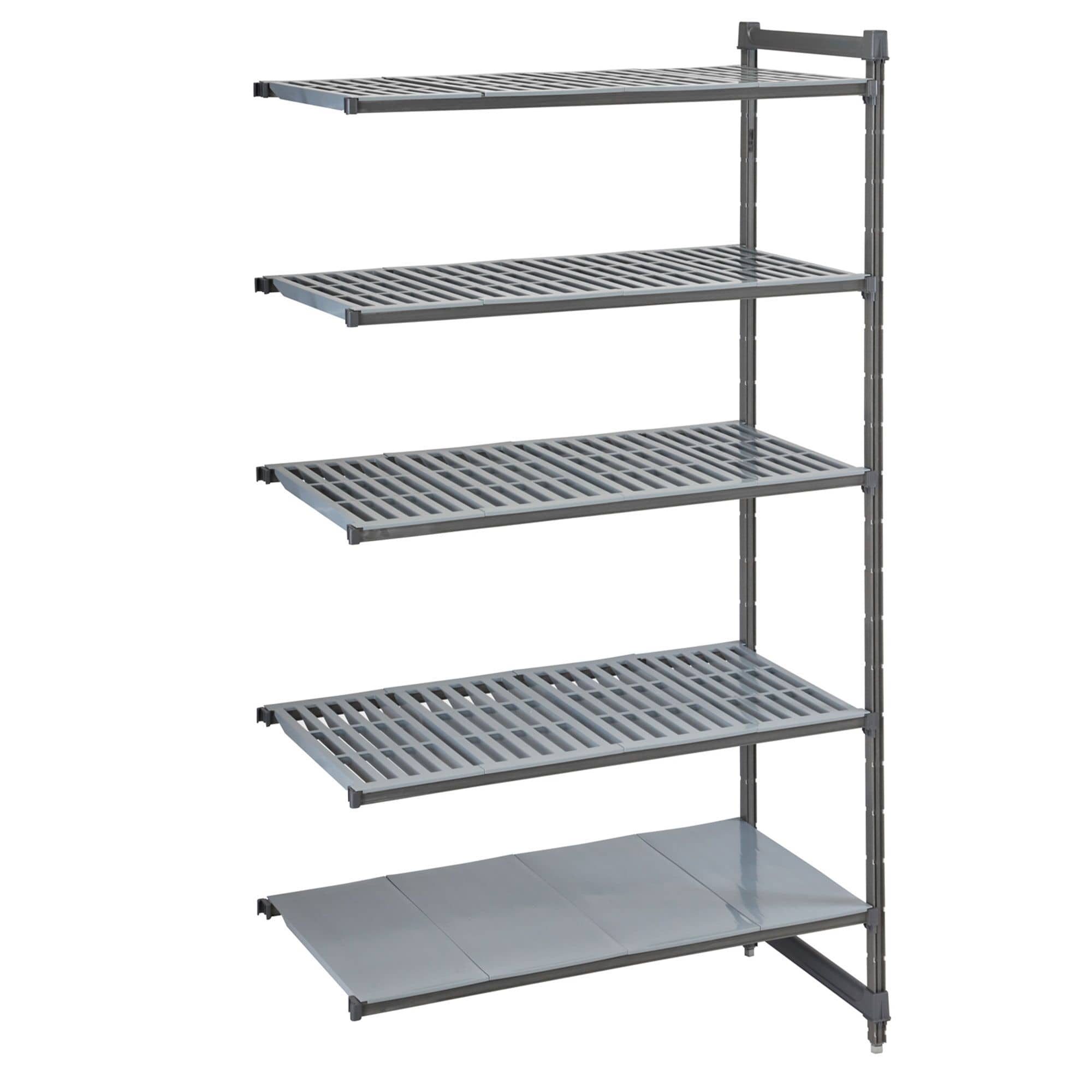 CAMBRO | Camshelving® - Basics Plus - Raft suplimentar - 1480mm - cu 4 fante și 1 raft închis — 2