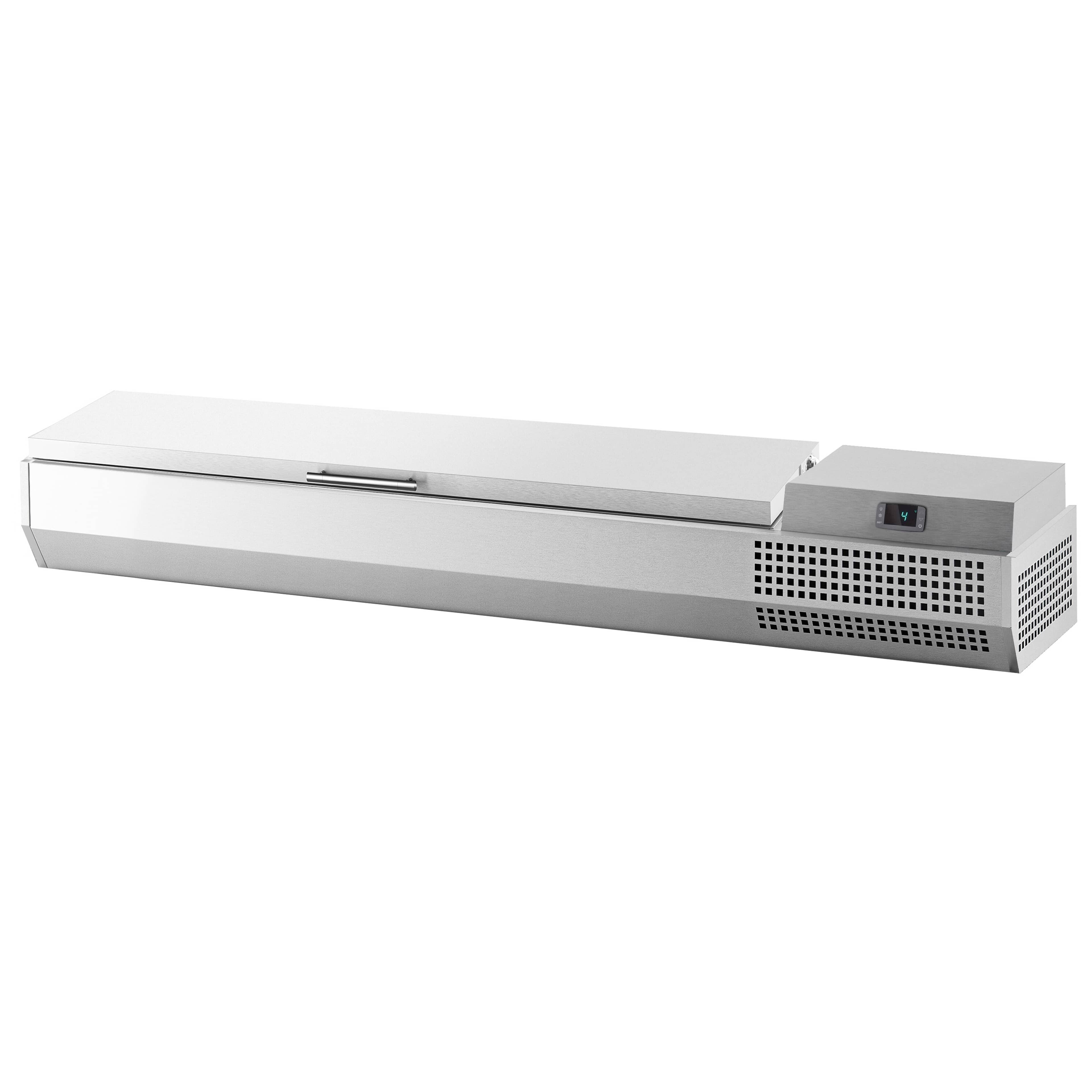 Vitrină frigorifică de ingrediente PREMIUM PLUS - 1328x413 mm - 4x GN 1/3 — 10