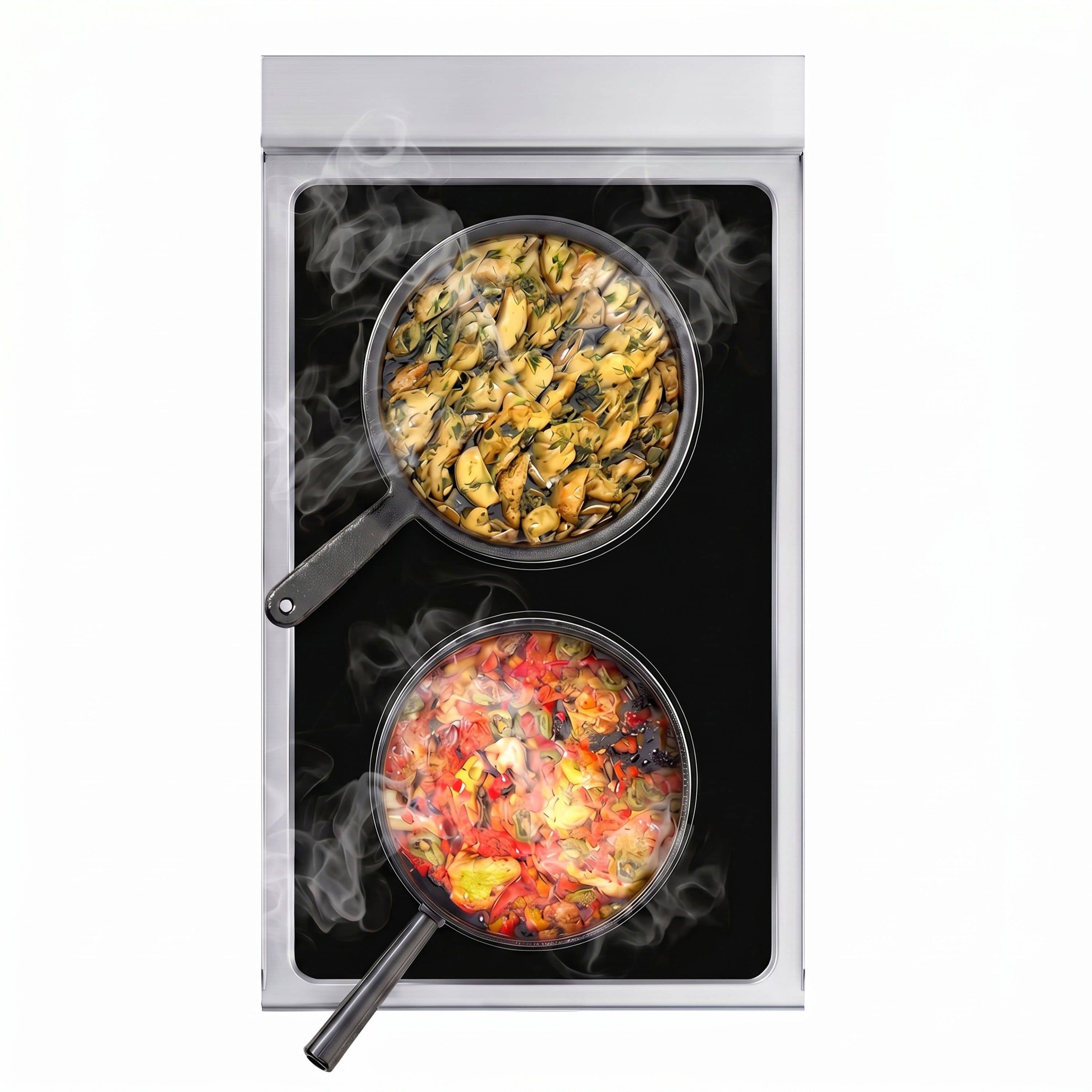 Plită profesională cu inducție - seria 700 - 400x700x(H)420 mm - 7 kW - 2 zone de inducție — 8
