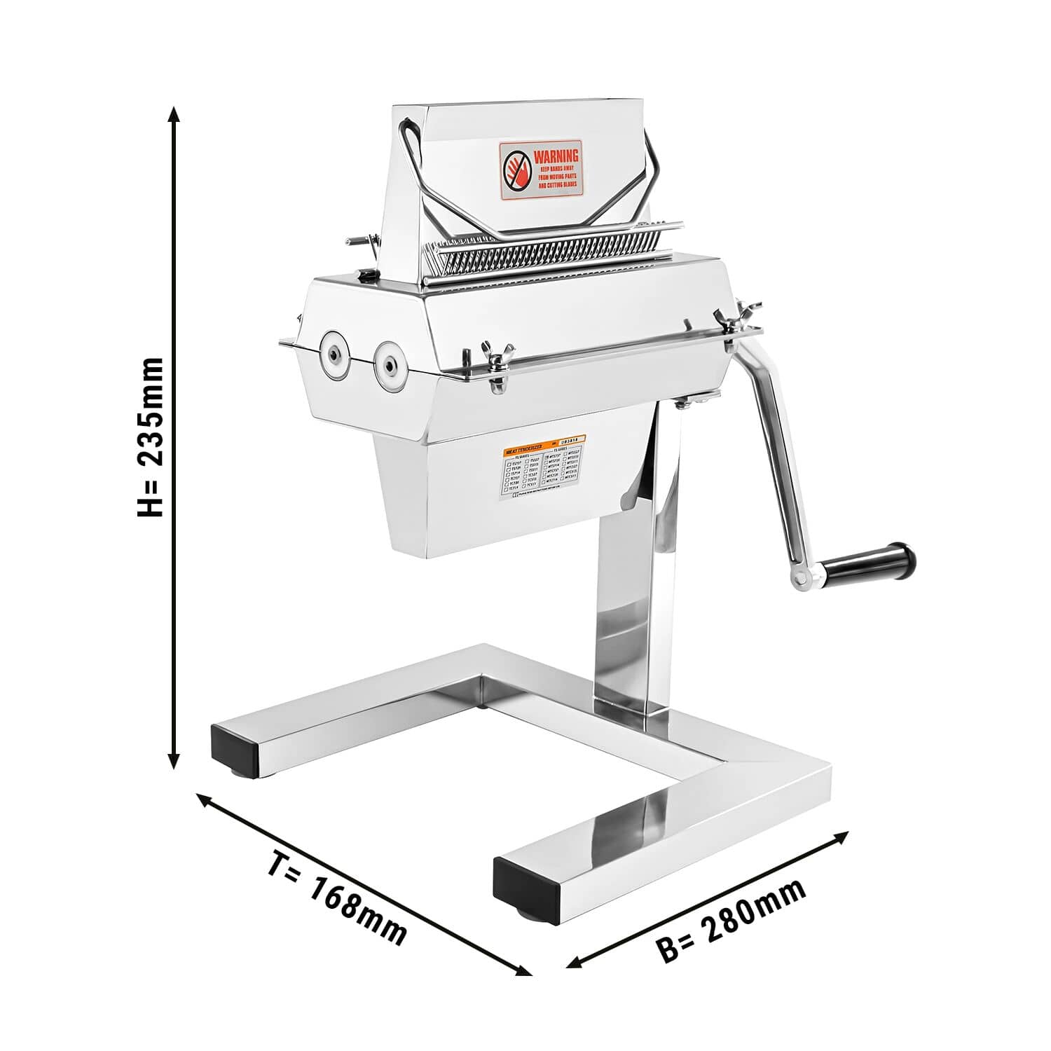 Ciocan manual pentru carne – lățime maximă de tăiere 125 mm — 3