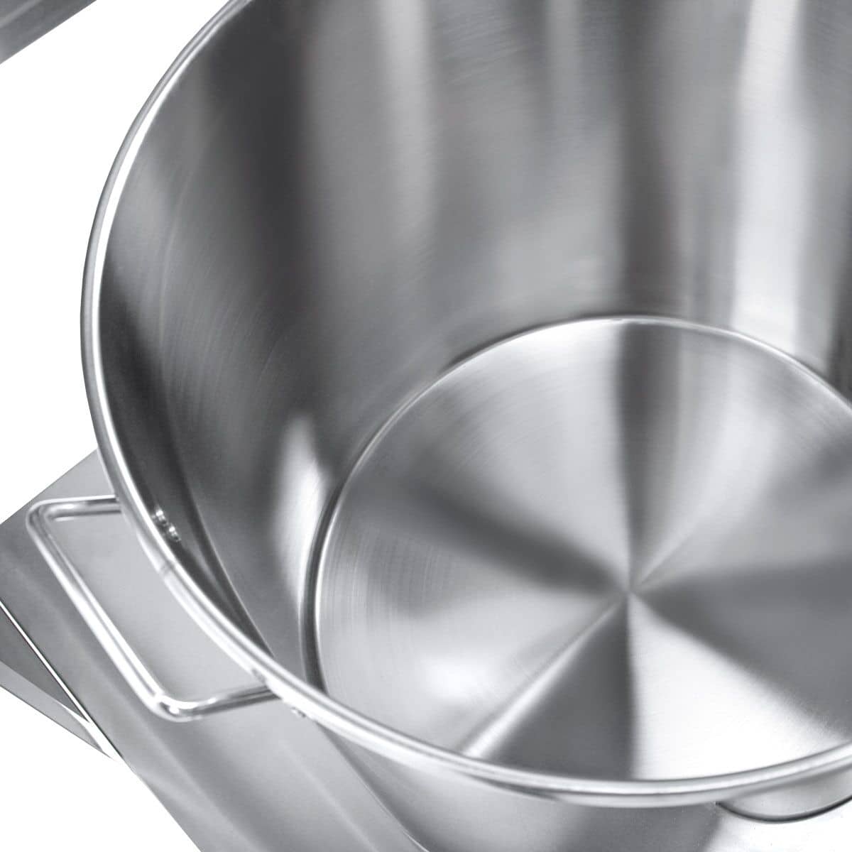 Coș de gunoi - pe roți - 50 litri - 700x700x970 mm - cu extragere frontală, coș interior detașabil, deschidere și închidere silențioasă - oțel inoxidabil — 6