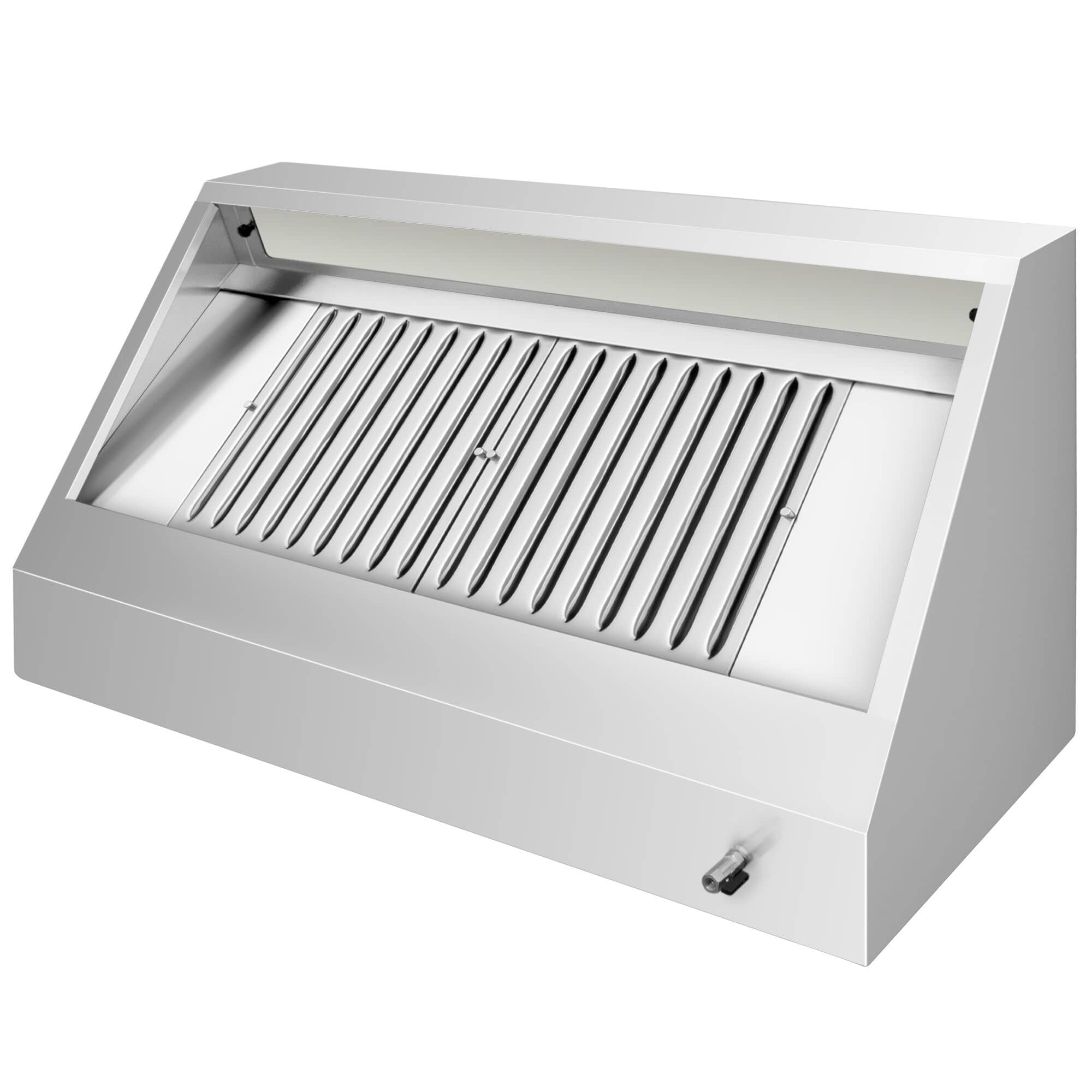 Hotă de perete - Lungime 1200 mm - adâncime 700 mm - filtre labirint și iluminare — 7