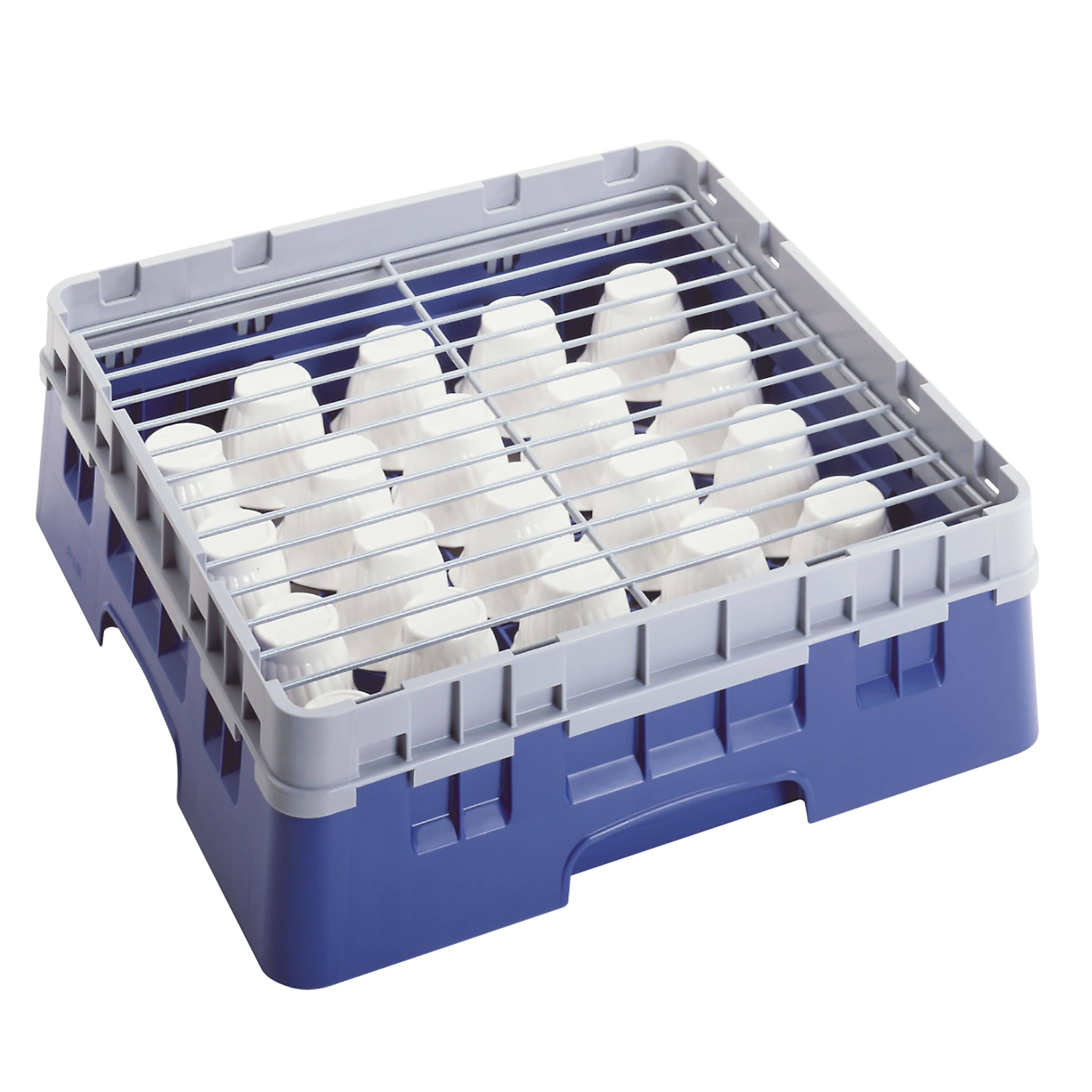 (6 bucăți) CAMBRO | CAMRACK® - Grilă de acoperire pentru coșul de bază - 500x500mm - Gri — 2