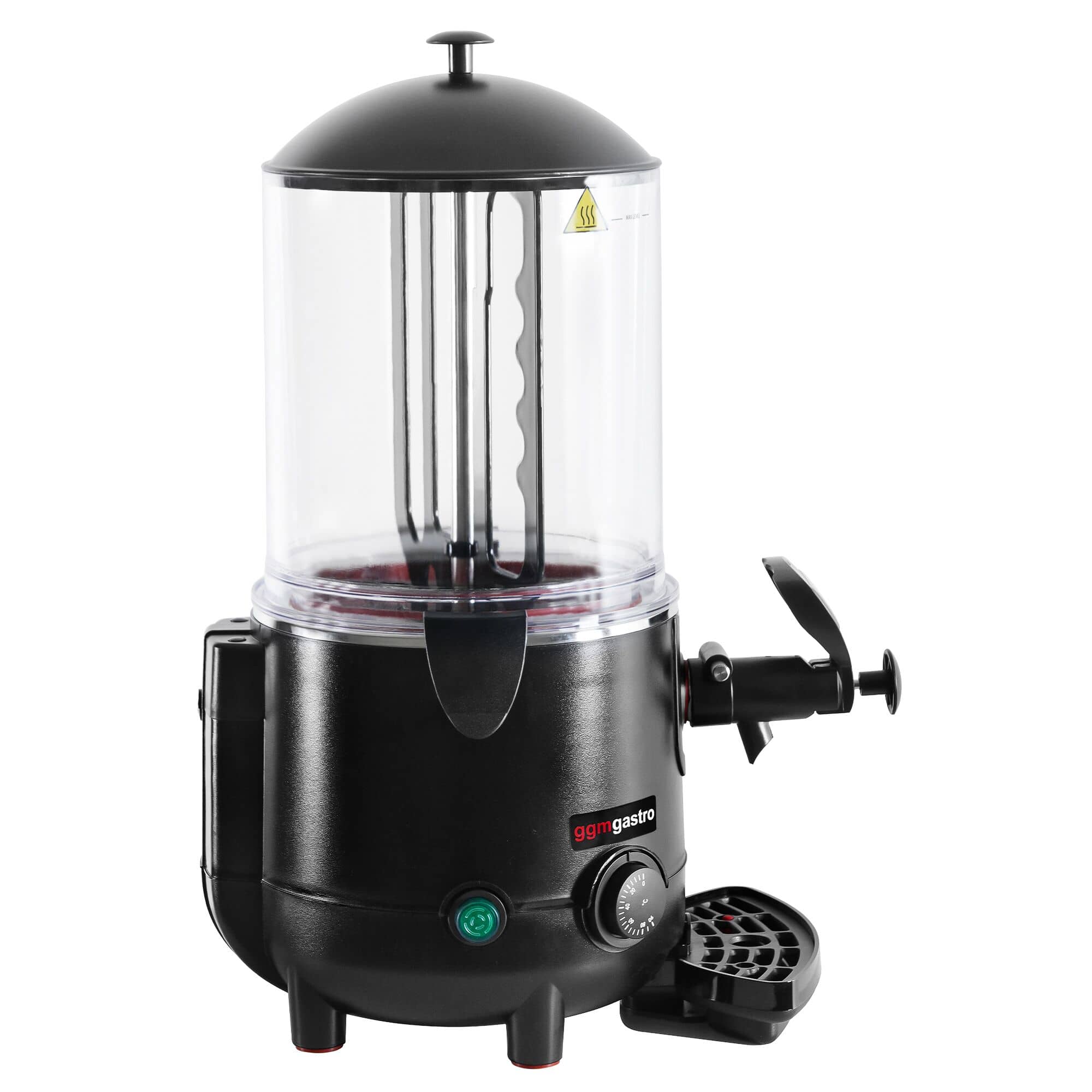 Distribuitor de ciocolată caldă – 10 litri – 1 kW – Negru — 5