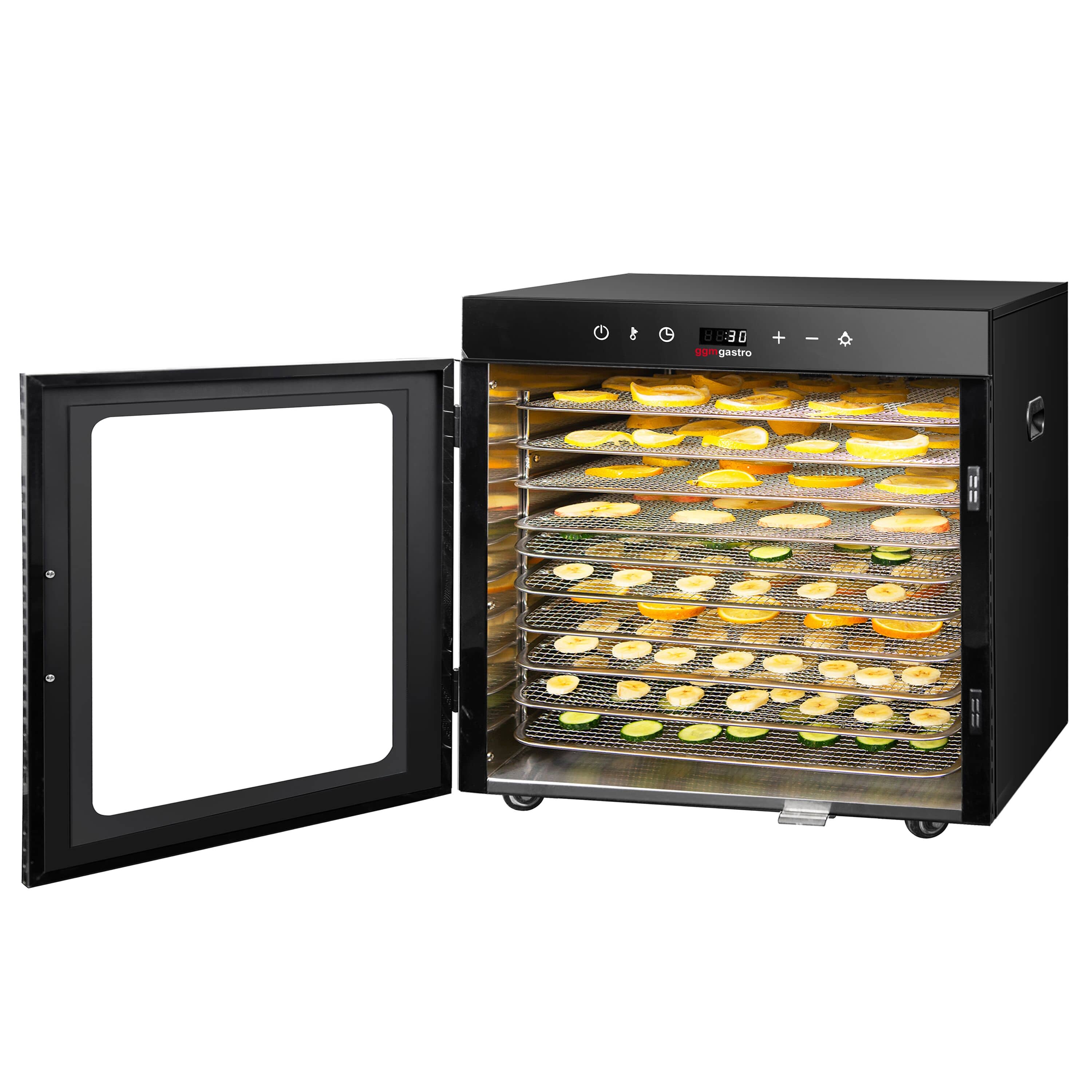 Deshidrator alimentar - inclusiv 10 tăvi de uscare - oțel inoxidabil - 800 W — 6