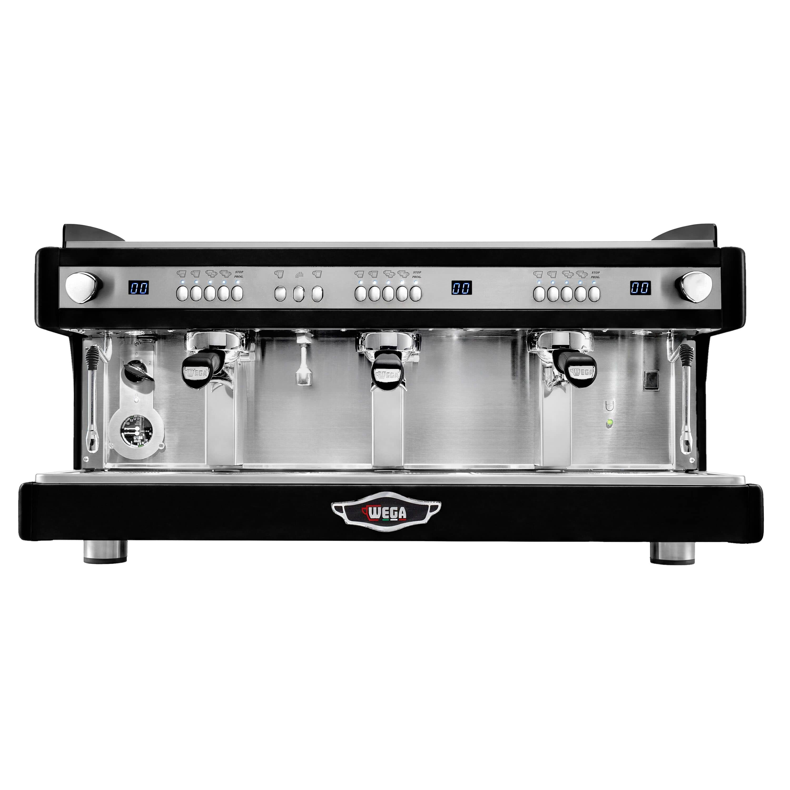 WEGA | AIRY - Espressor - 3 grupuri - 5,6 kW - cu contor de doze - Negru — 4