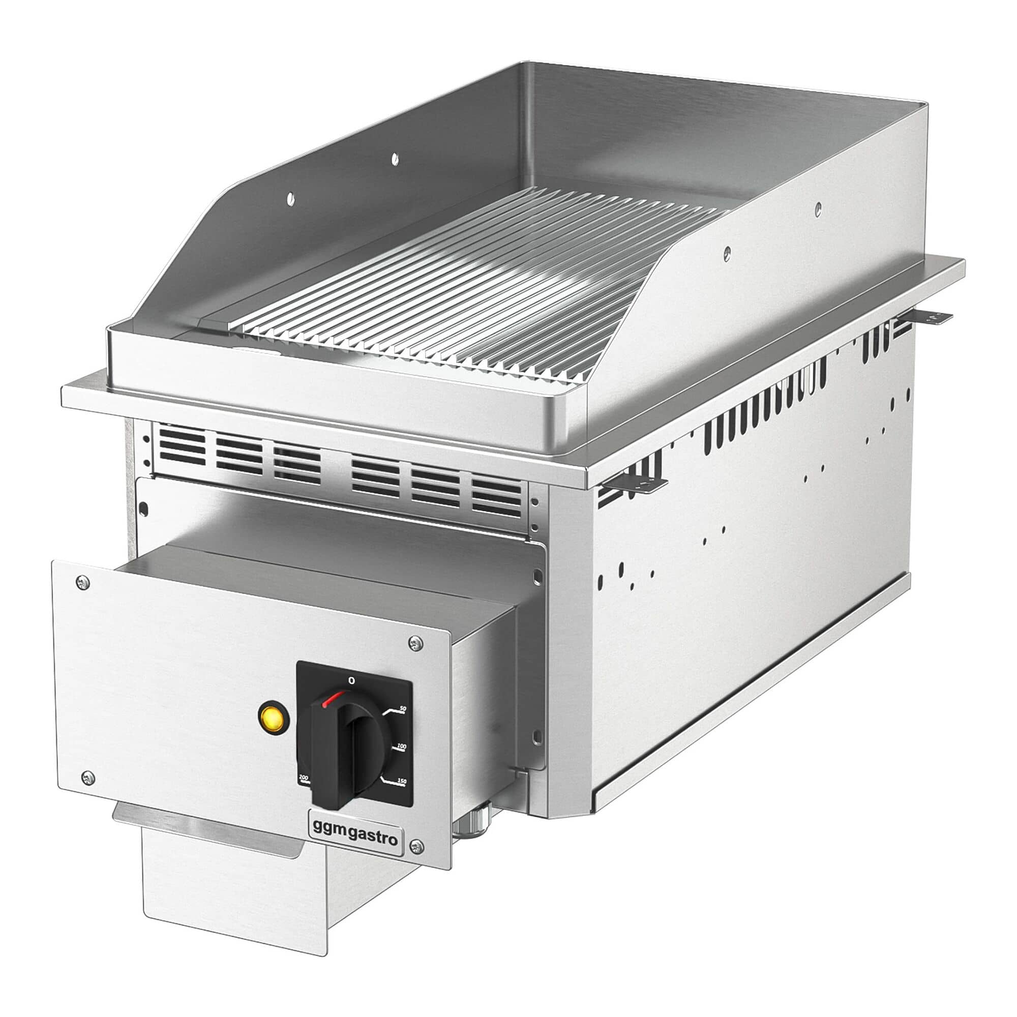 Plită de gătit electrică de încastrat – 4,5 kW – cu caneluri – suprafață de gătit: 344 x 484 mm — 5