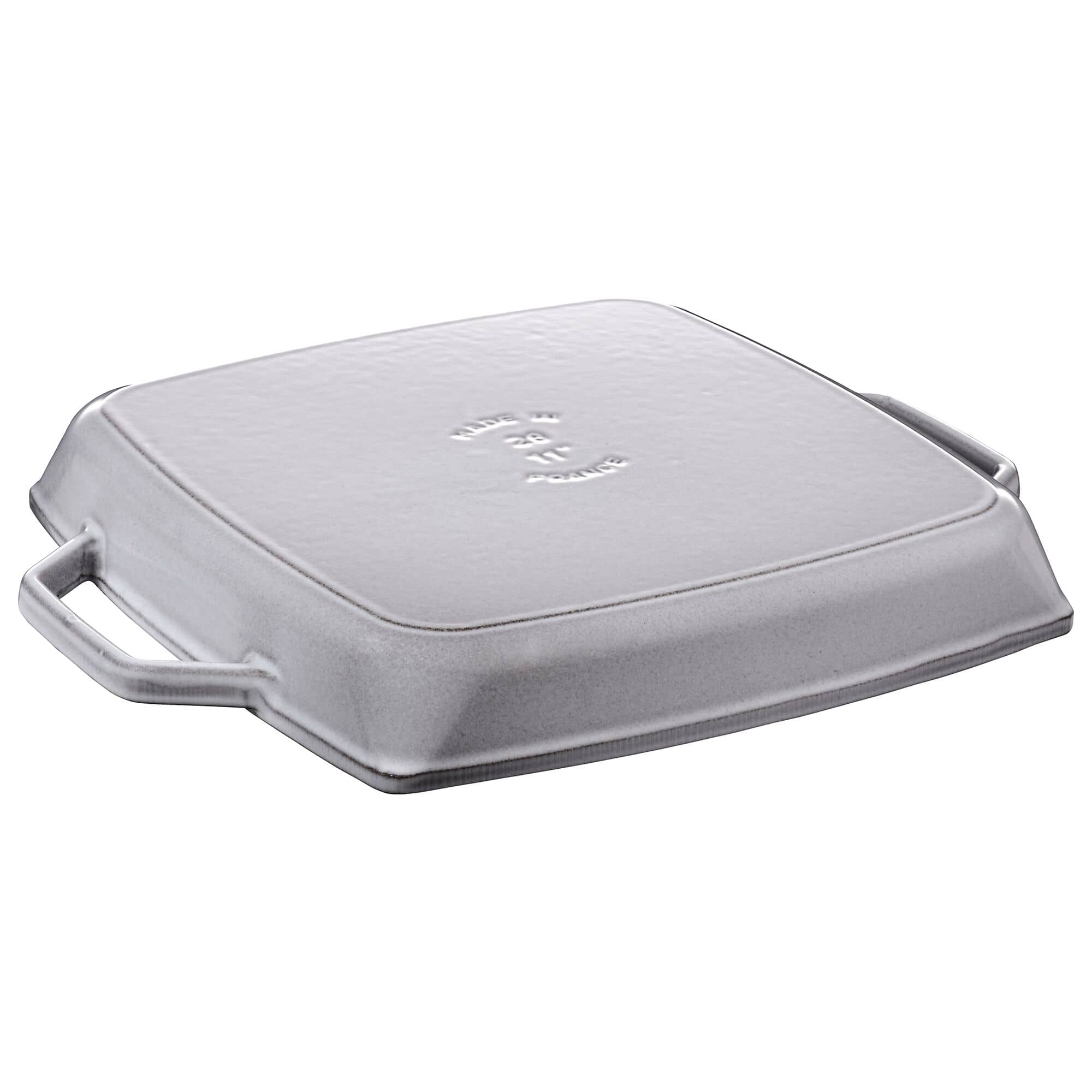 PRAF | GRIL PANS - Tigaie grill - 280x280mm - fonta - gri grafit — 4