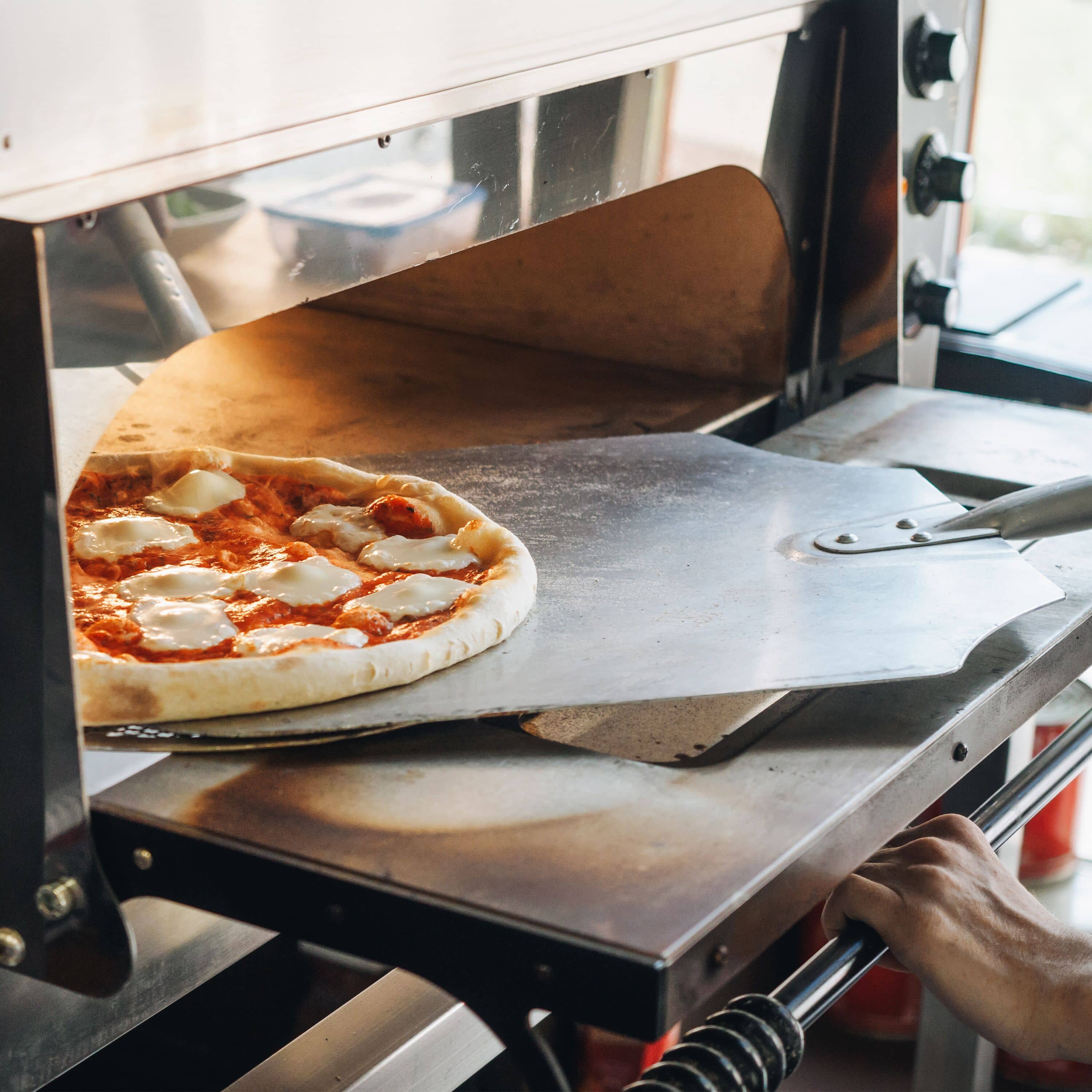 Lopată pentru pizza din aluminiu - 405 x 455 mm — 5