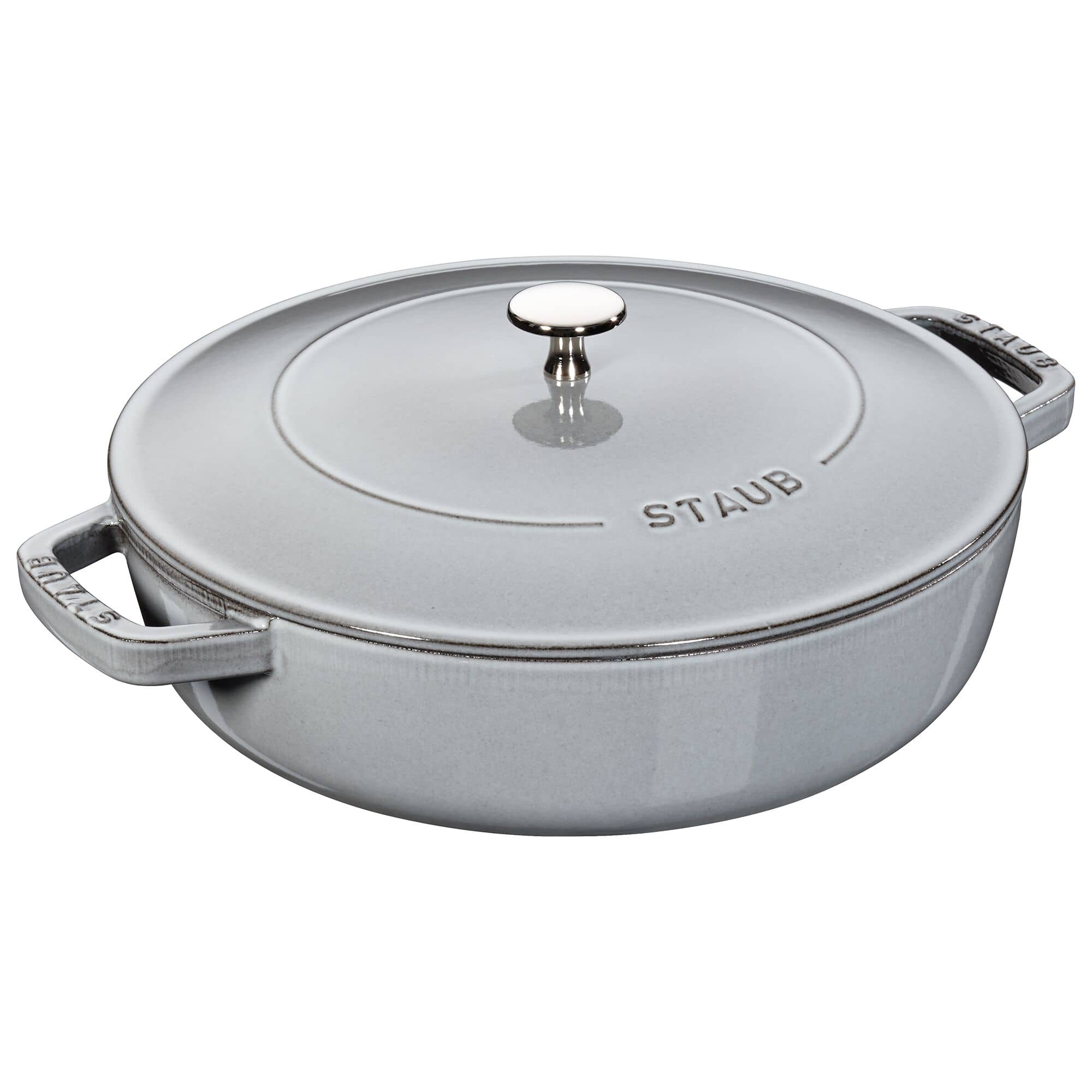 PRAF | BRAISERS - Prăjitor cu structură Chistera Drop - 280 mm - Fontă - Gri grafit — 2