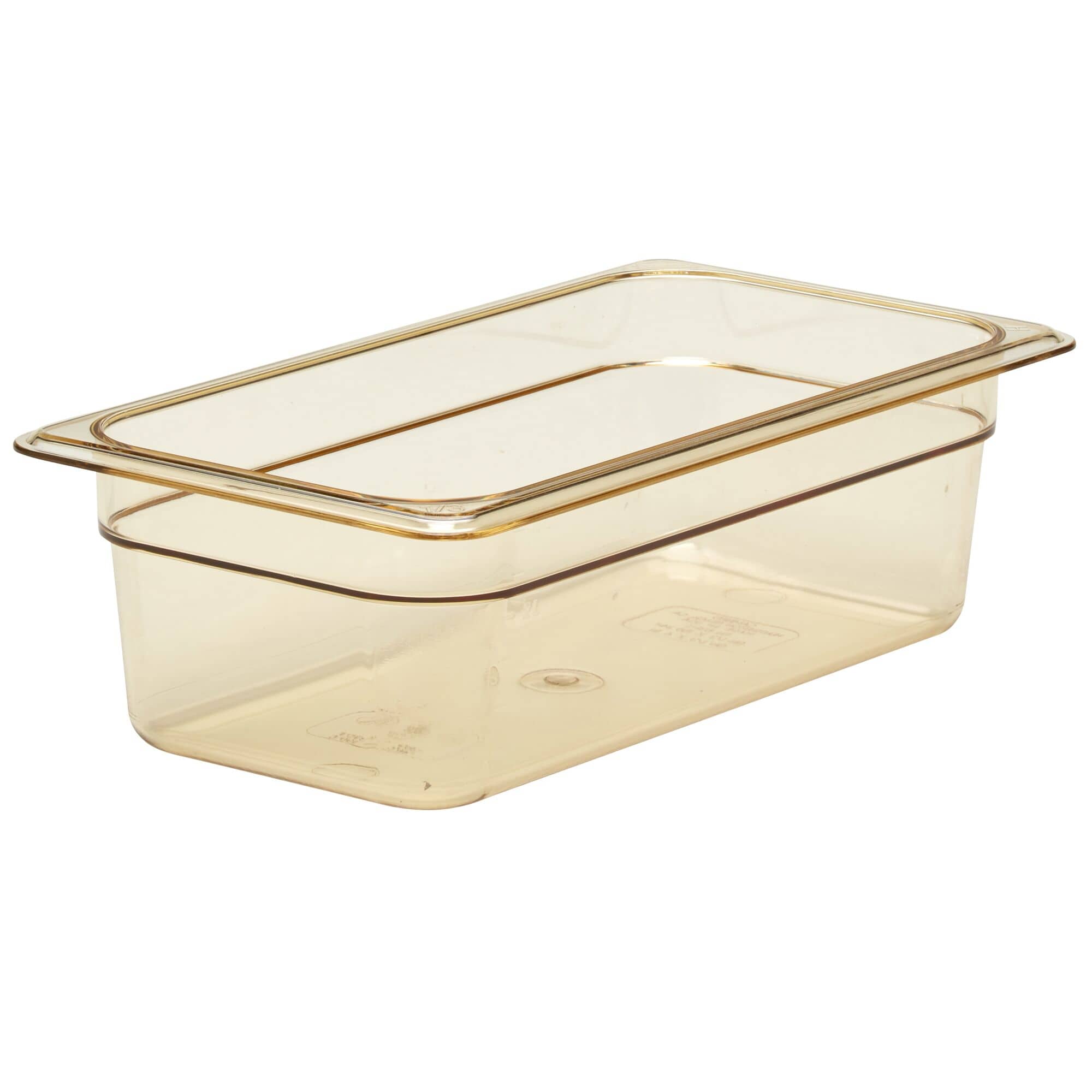 (6 bucăți) CAMBRO | H-PAN™ Recipiente GN rezistente la căldură 1/3 - Chihlimbar - Adâncime 100 mm — 2