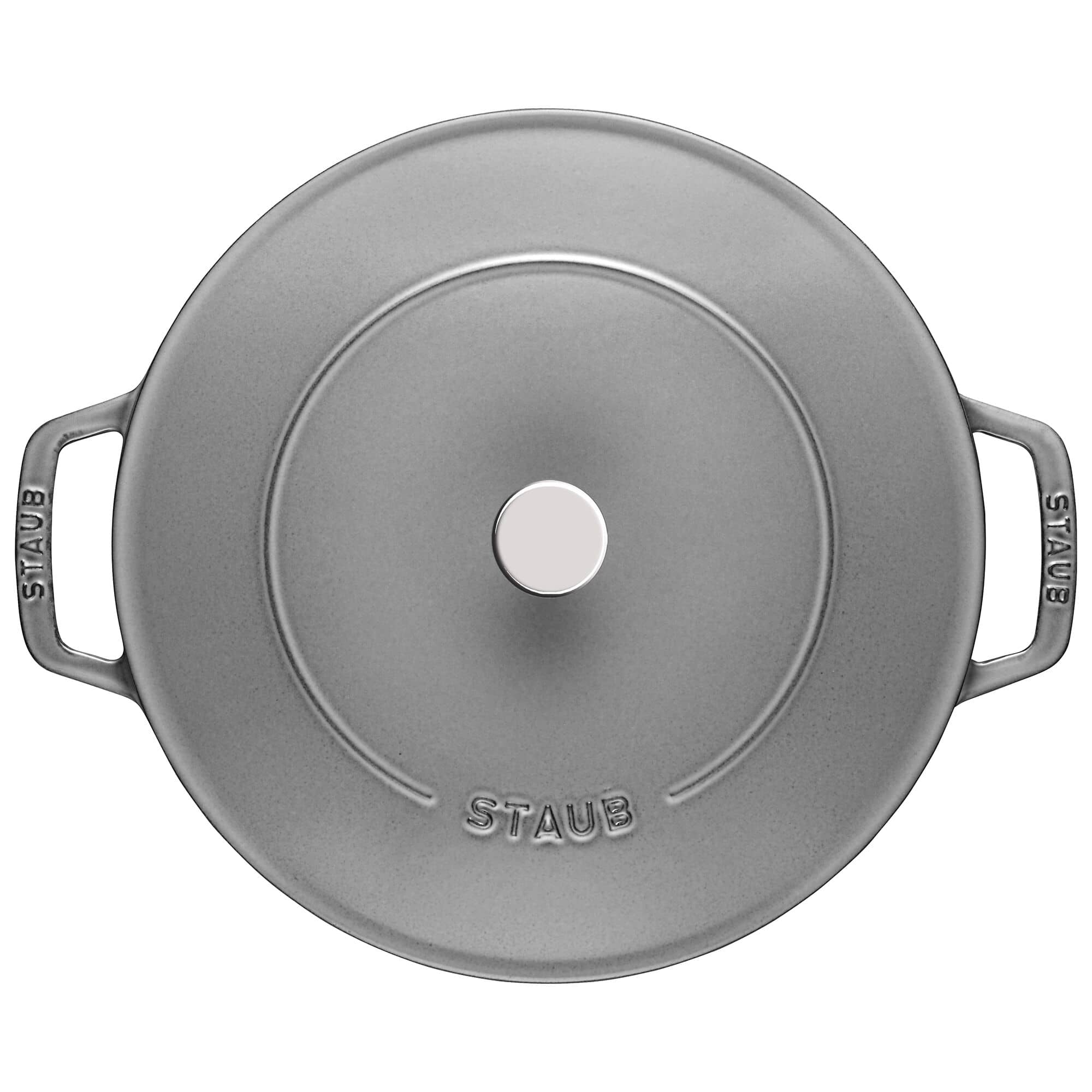 PRAF | BRAISERS - Prăjitor cu structură Chistera Drop - 280 mm - Fontă - Gri grafit — 6