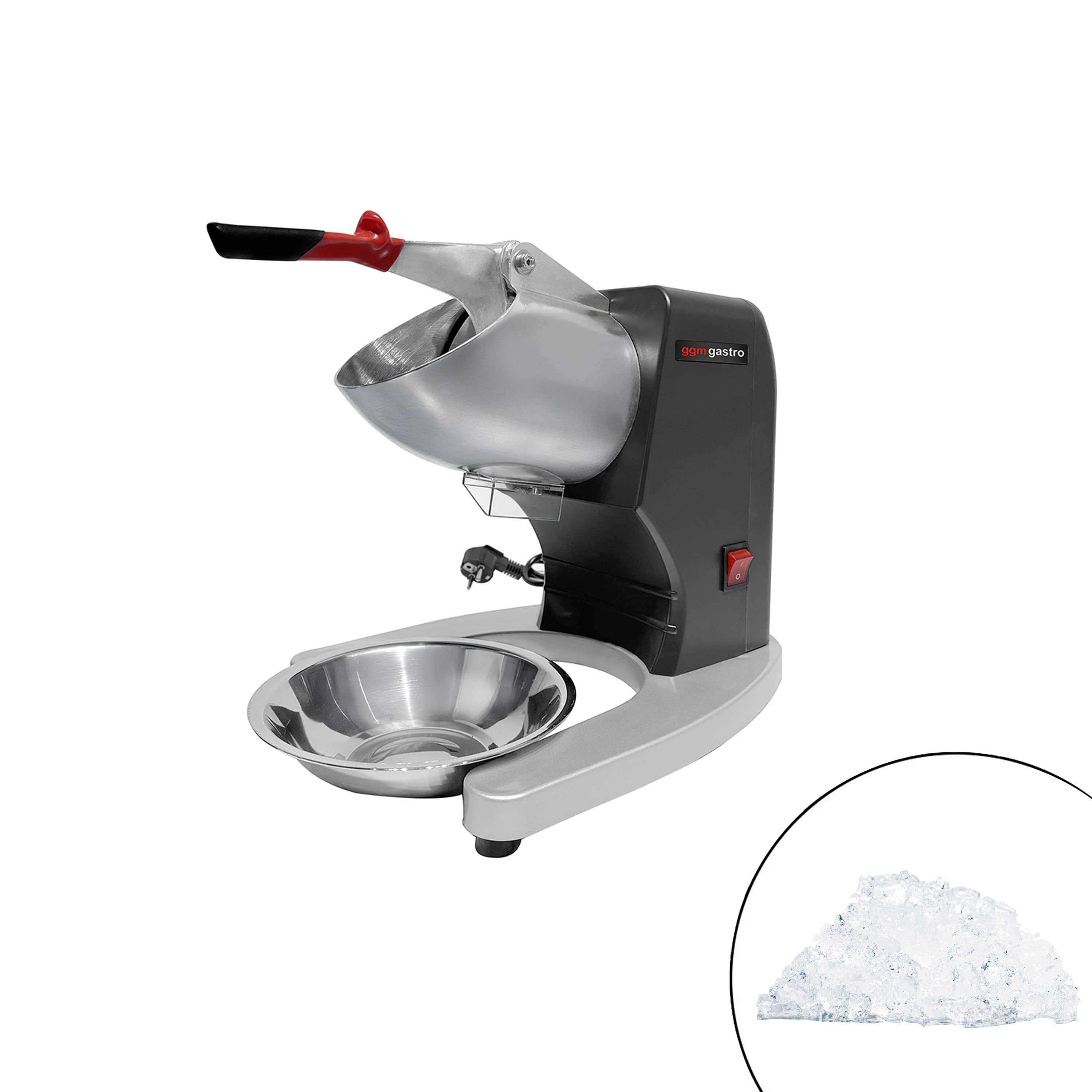 Mașină de gheață de masă pentru gheață sub formă de fulgi – 1,6 kg/min – 300 W – Negru — 2
