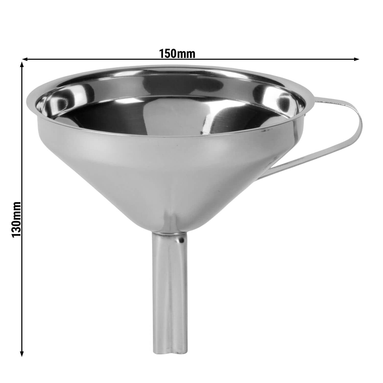 (6 buc.) FUCHS | DELFIN® pâlnie pentru deșeuri cu sită - Ø127mm - oțel inoxidabil — 3