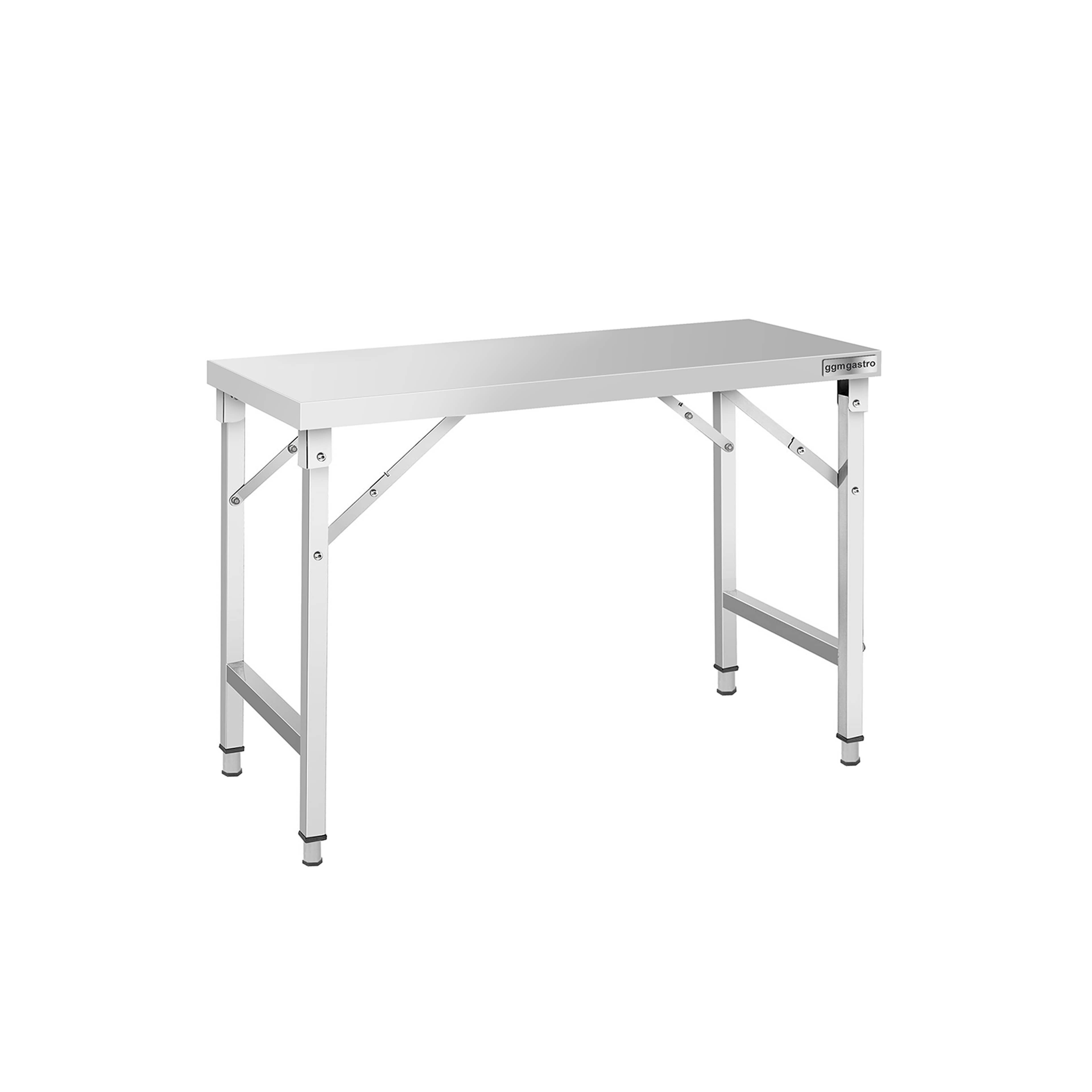 Masă de lucru din oțel inoxidabil – pliabilă – 1400 x 600 mm — 2