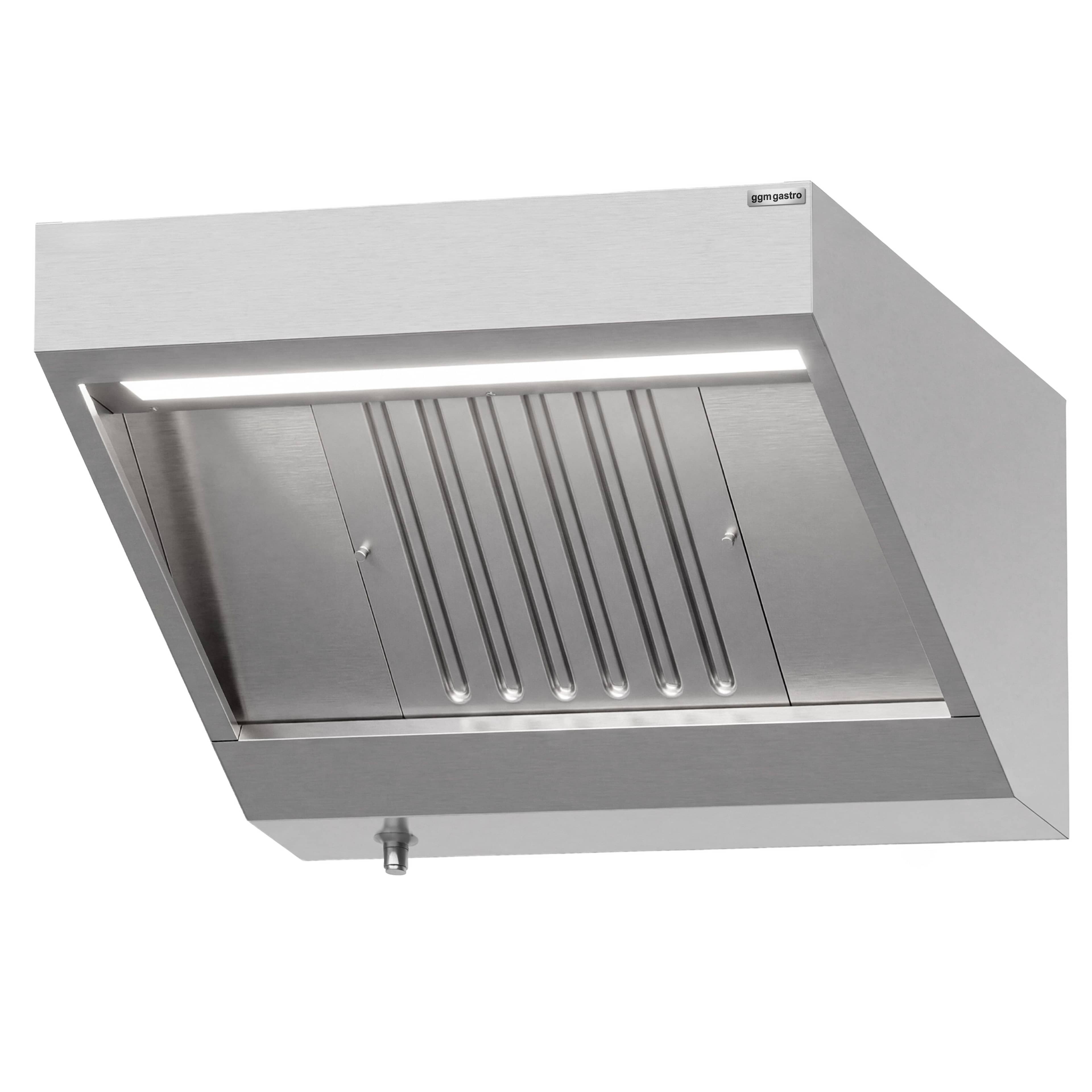 Hotă de perete fără motor - Lungime 800 mm - adâncime 700 mm - filtre labirint și iluminare LED — 5