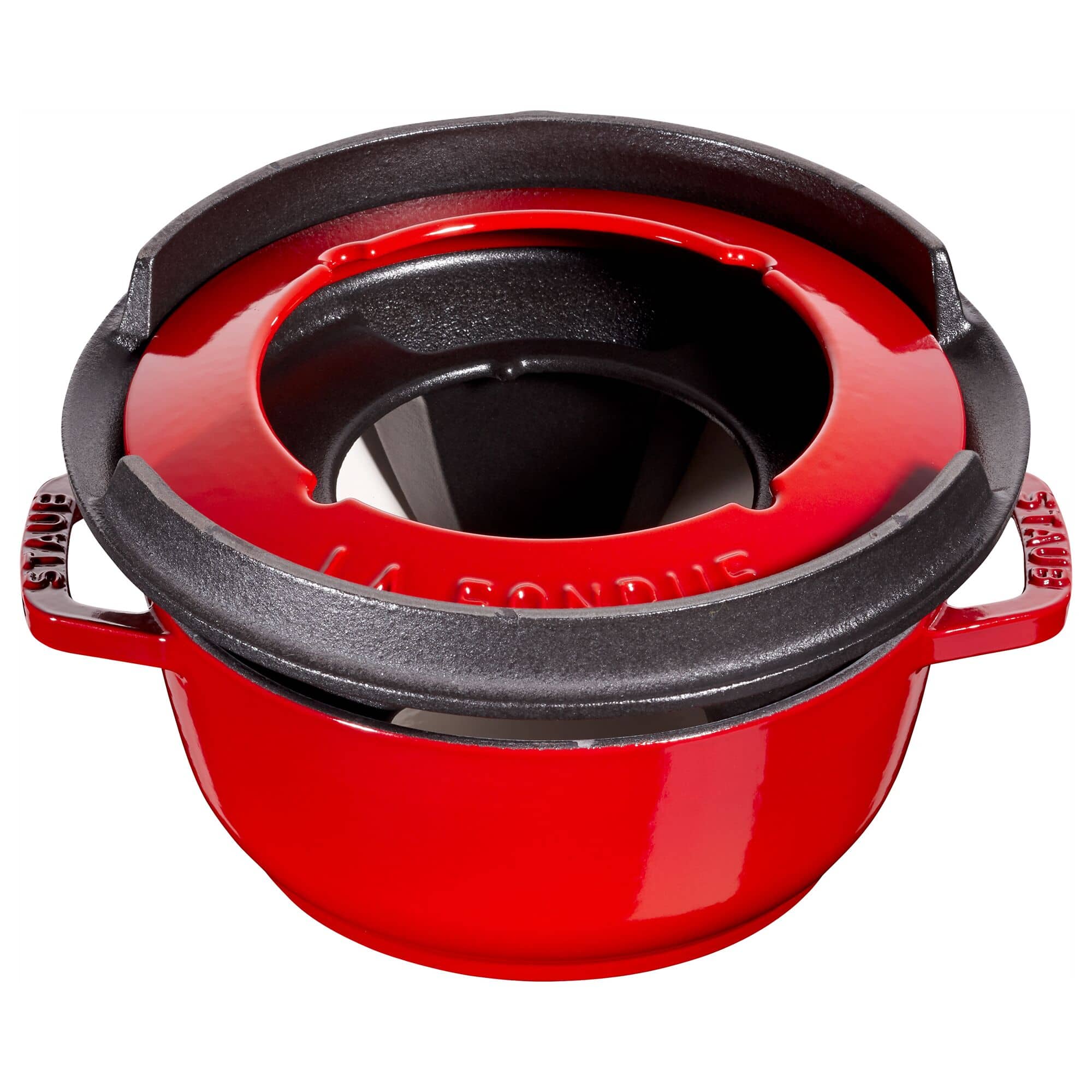 STAUB | SPECIALITIES - Set Fondue - Ø 160mm - Fontă - Roșu cireș — 5
