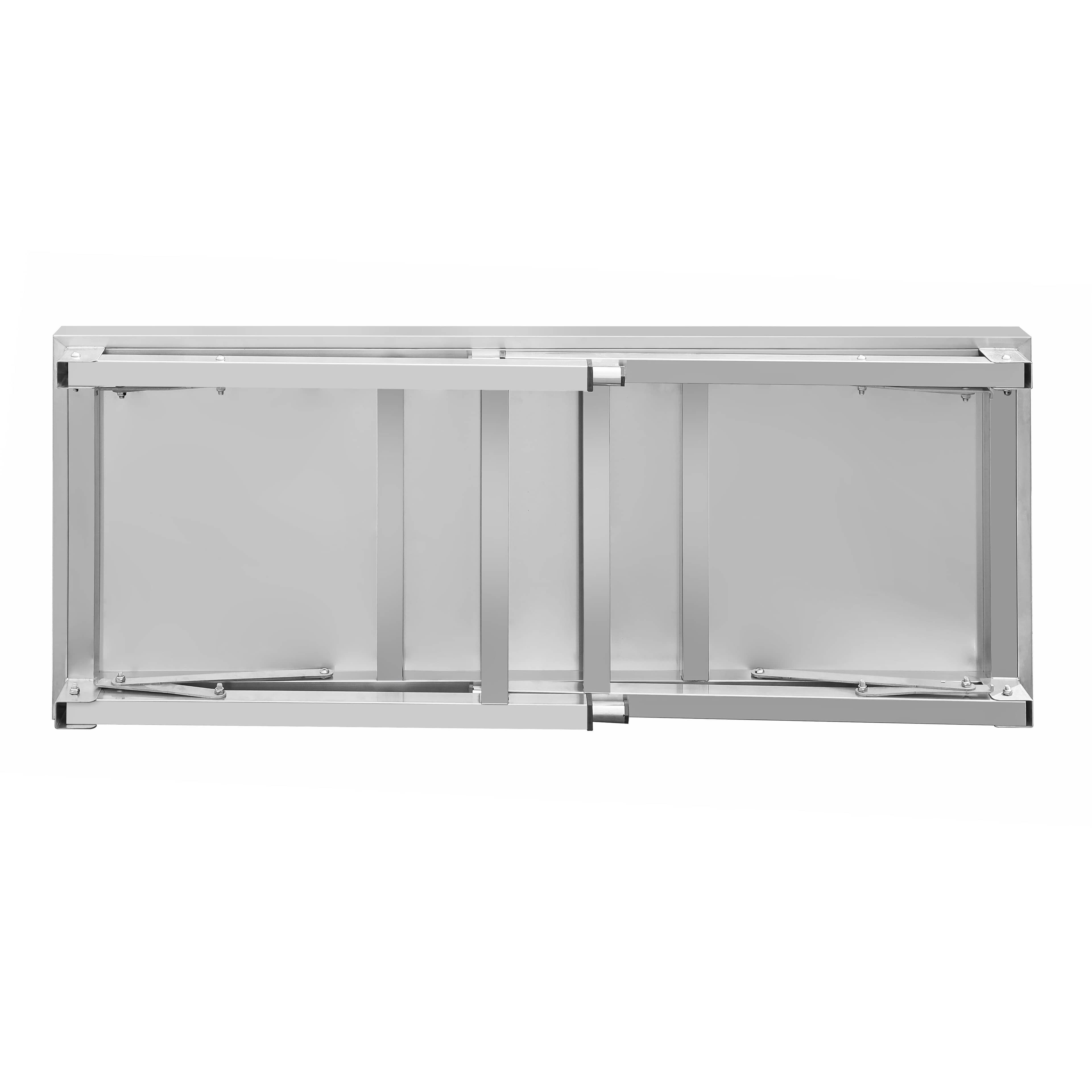 Masă de lucru din oțel inoxidabil – pliabilă – 1400 x 600 mm — 8