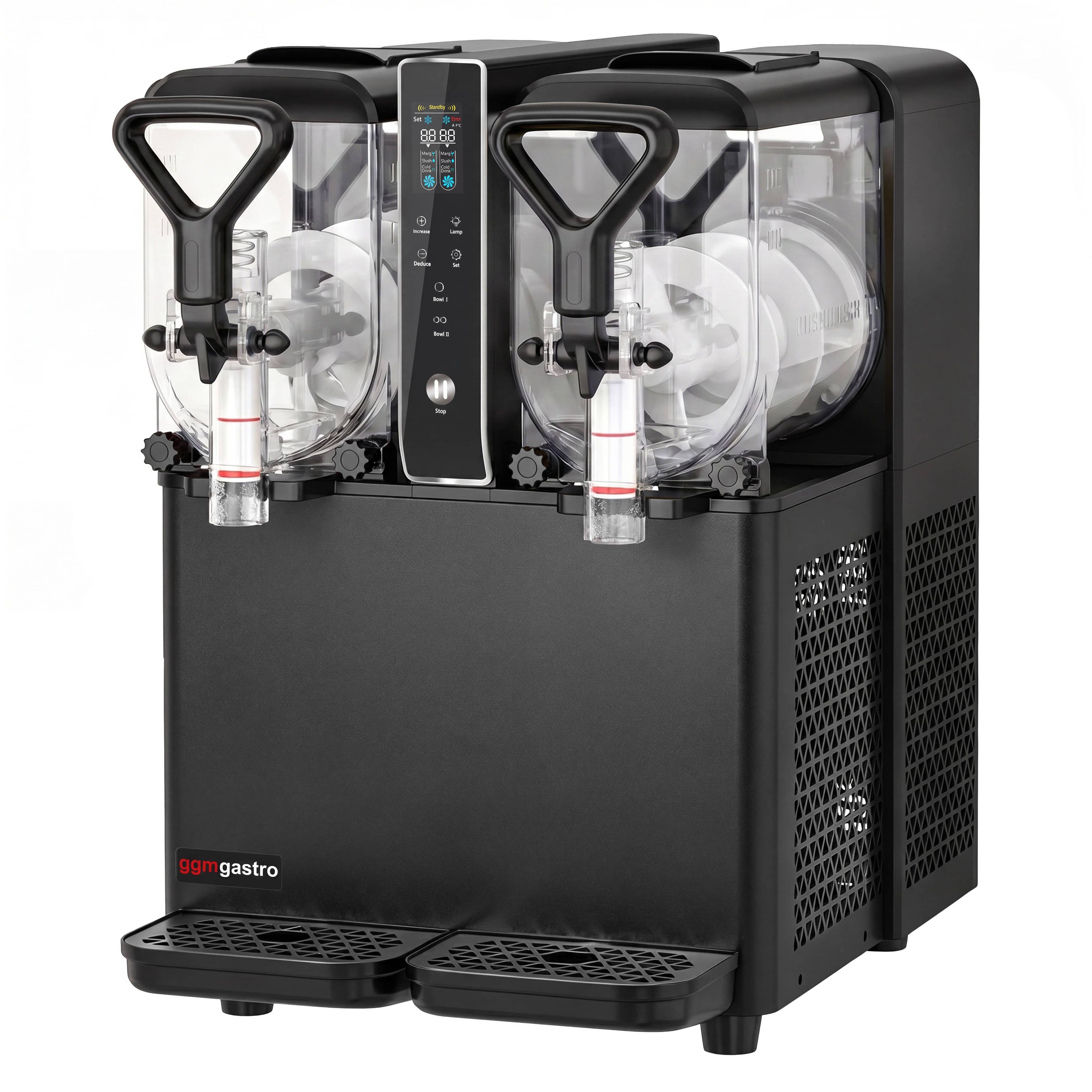 Aparat de slush - 2x 3 litri - 400 W - digital - negru/argintiu — 5