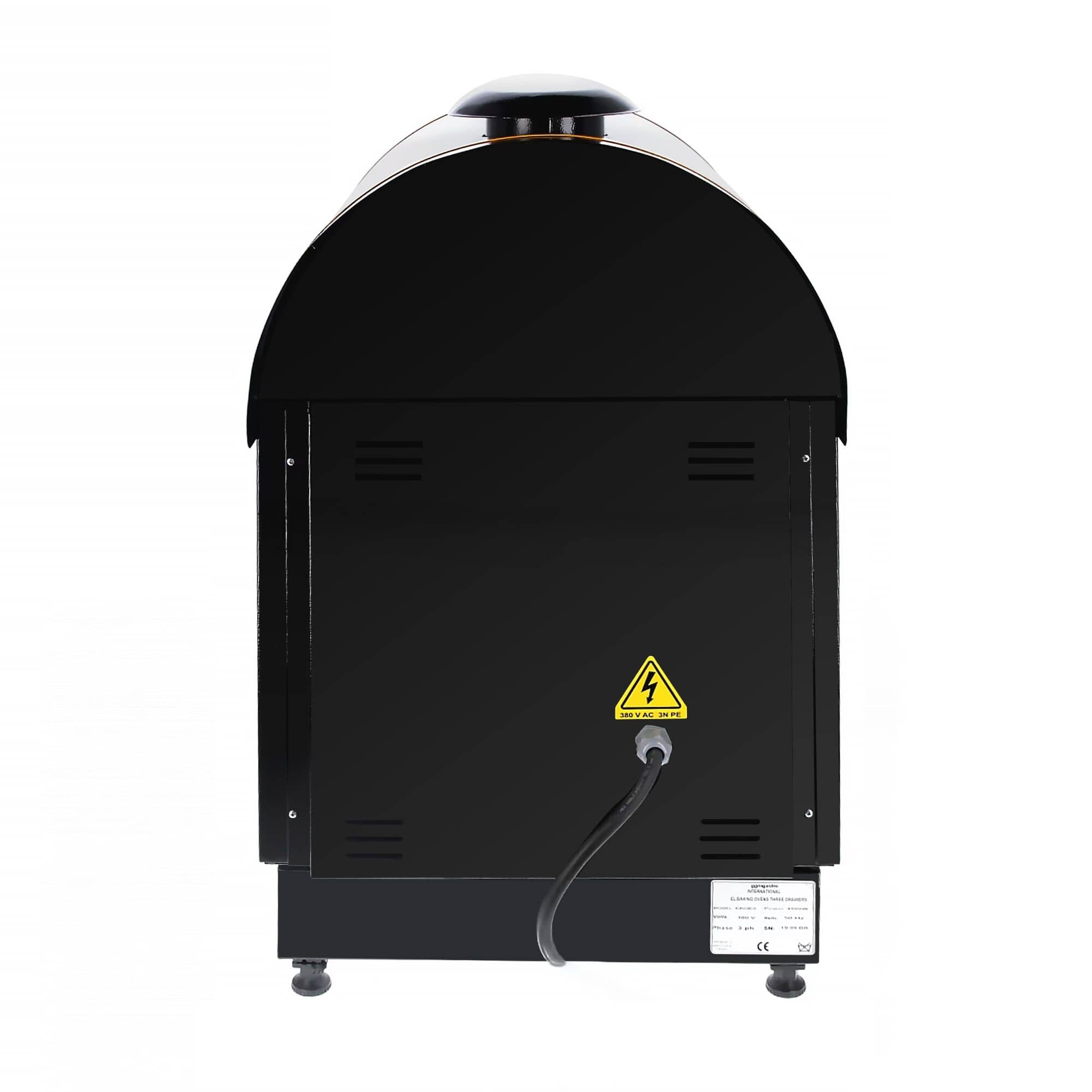 Electric Cuptor pentru cartofi copți - digital - 3 kW - 380 V - 500x700x750 mm - oțel inoxidabil - cu 2 sertare — 6