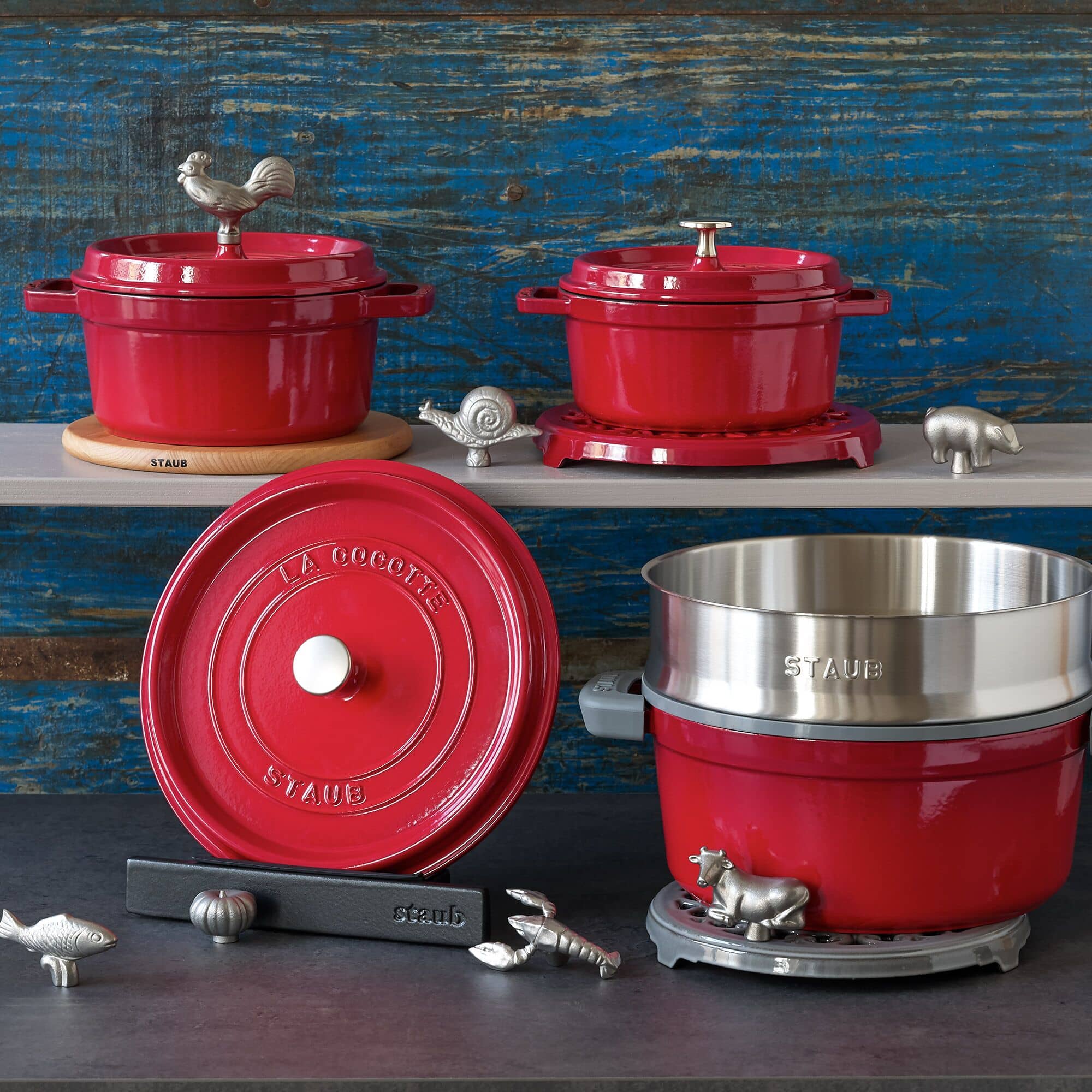 STAUB | LA COCOTTE - Cocotte - Ø 260mm - fontă - roșu cireș — 12