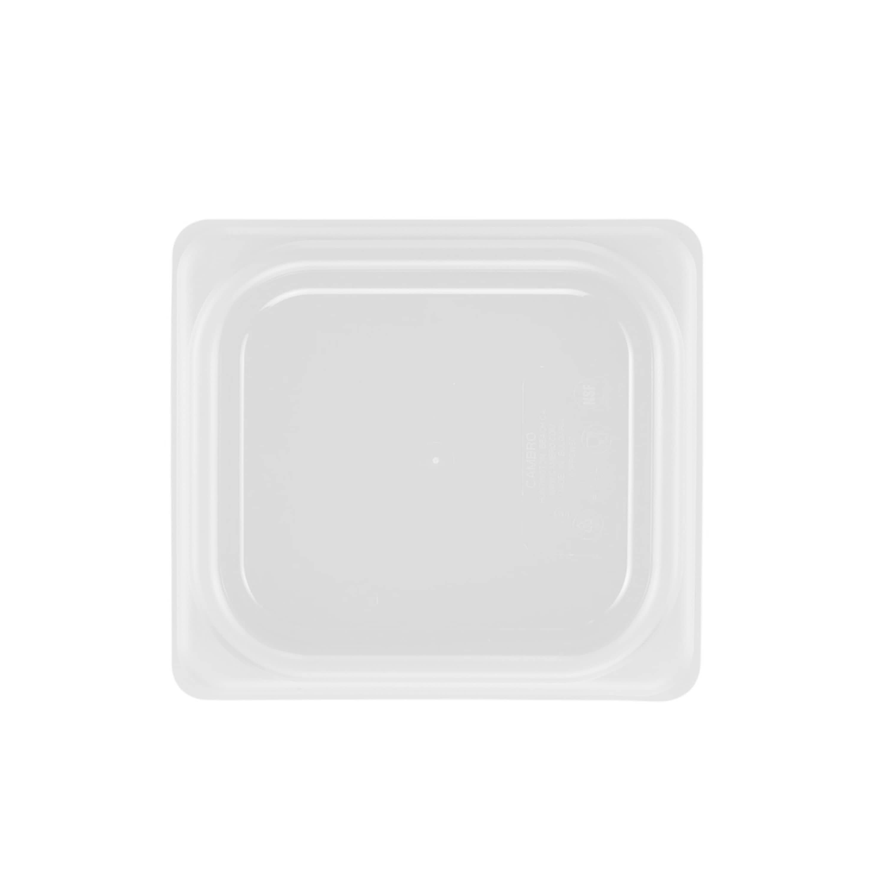 (6 bucăți) CAMBRO | Camwear® capac GN polipropilenă 1/6 - etanș - lăptos — 9