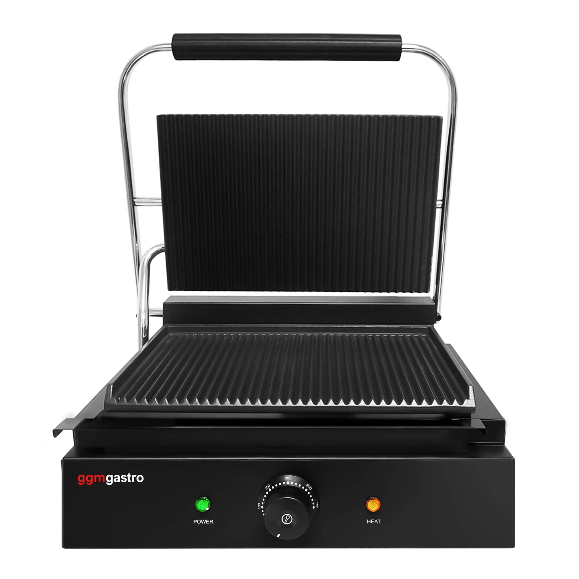 Contact grill / Grătar pentru hamburgeri - 2,2 kW - grătar sus și jos - Suprafață de grătar: 345 x 235 mm — 5