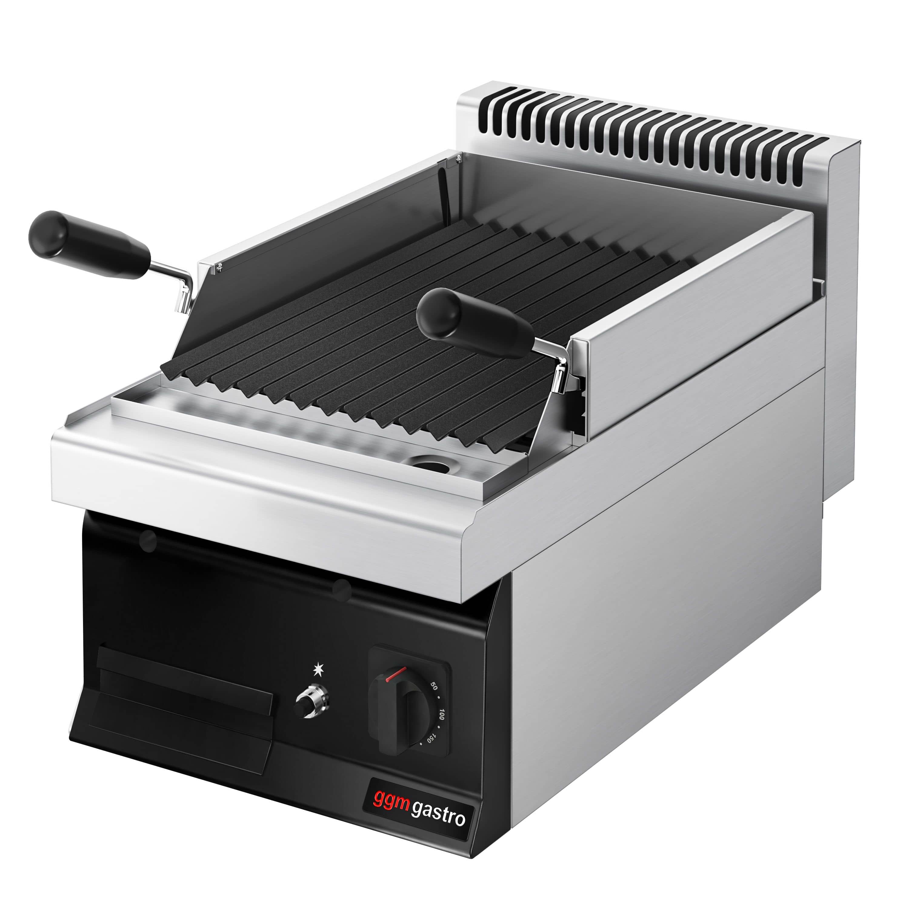 Grătar cu gaz cu pietre vulcanice- 7 kW - Grătar înclinabil — 6